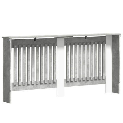 Heizkörperabdeckung Betongrau 172 x 19 x 81,5 cm Holzwerkstoff