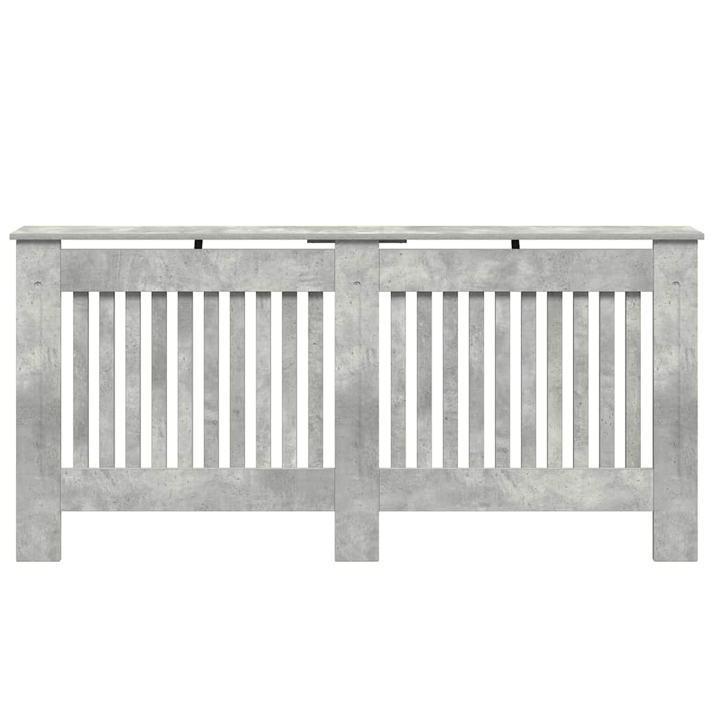 Heizkörperabdeckung Betongrau 172 x 19 x 81,5 cm Holzwerkstoff