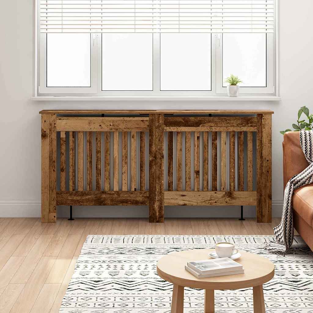 Heizkörperabdeckung Altholz 172 x 19 x 81,5 cm Holzwerkstoff