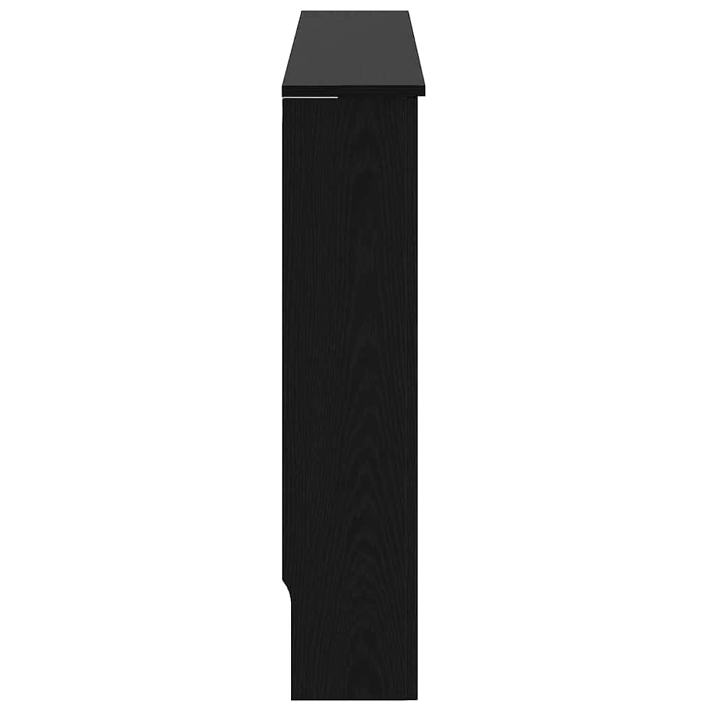 Heizkörperabdeckung Schwarz Eichen-Optik 172 x 19 x 81,5 cm