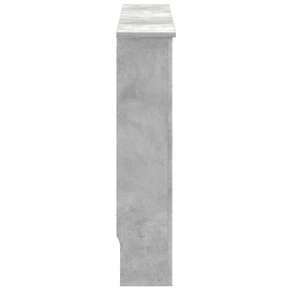 Heizkörperabdeckung Betongrau 152 x 19 x 81,5 cm Holzwerkstoff