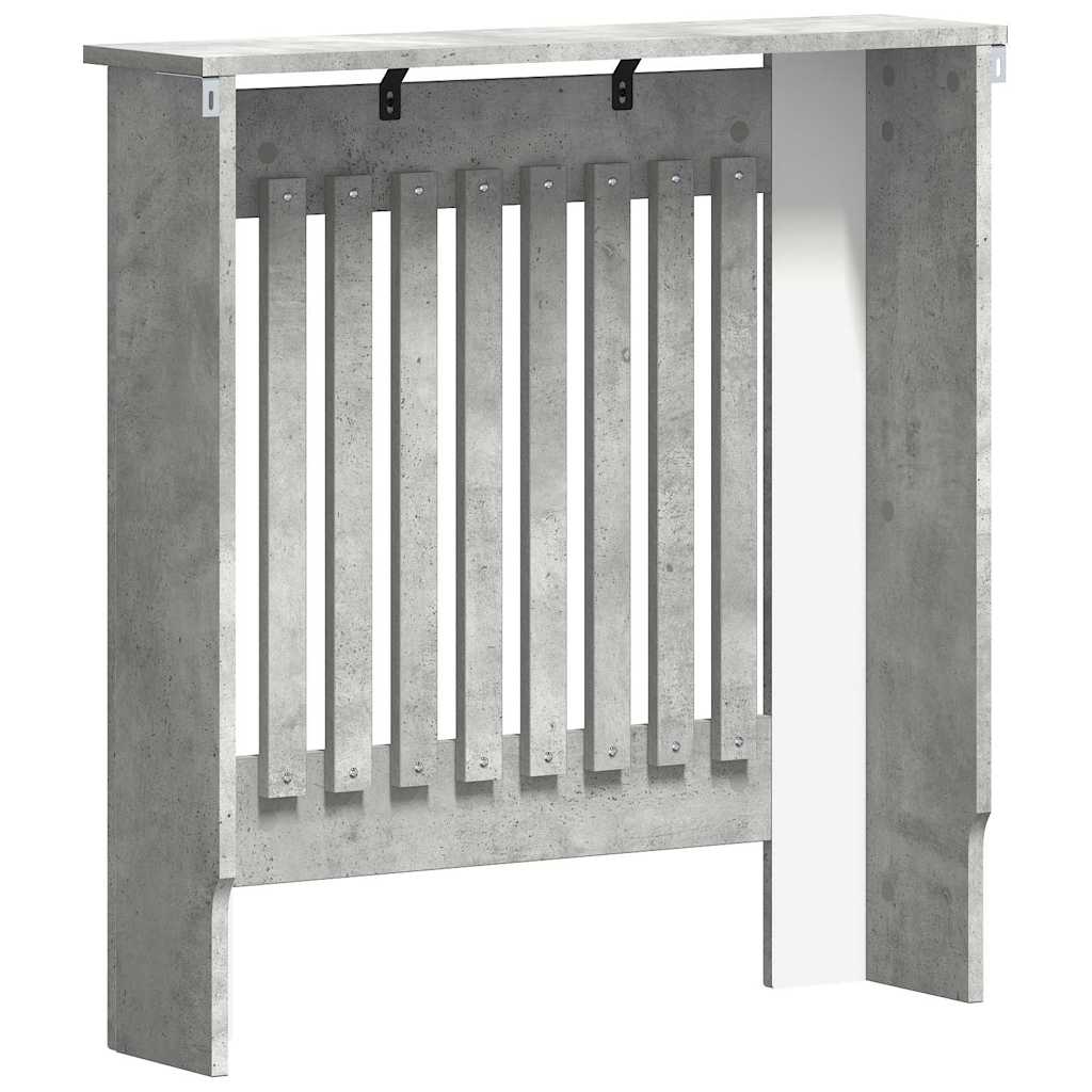 Heizkörperabdeckung Betongrau 78 x 19 x 81,5 cm Holzwerkstoff