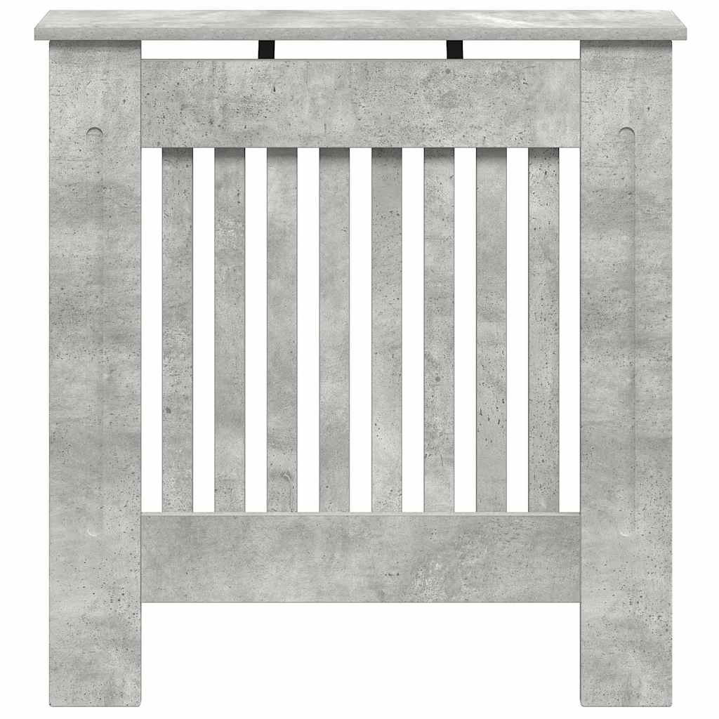 Heizkörperabdeckung Betongrau 78 x 19 x 81,5 cm Holzwerkstoff