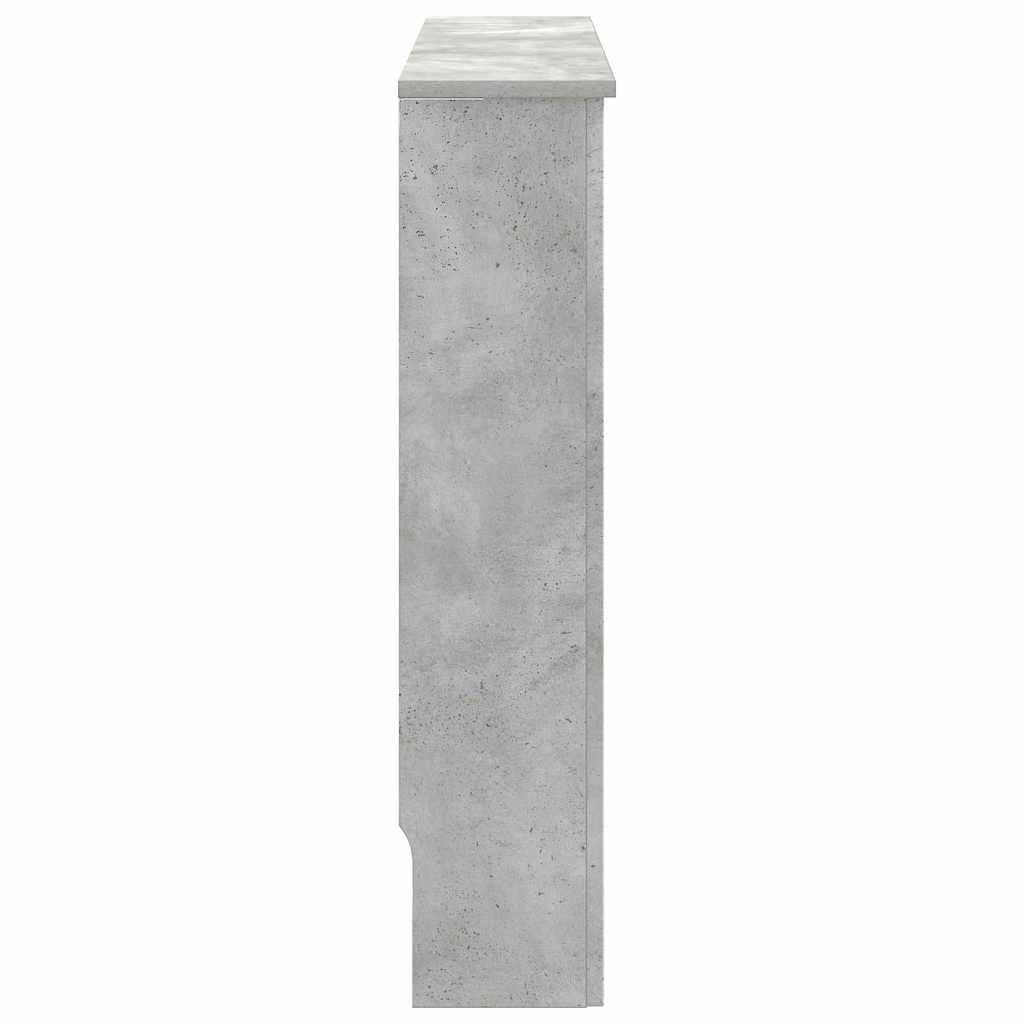 Heizkörperabdeckung Betongrau 78 x 19 x 81,5 cm Holzwerkstoff