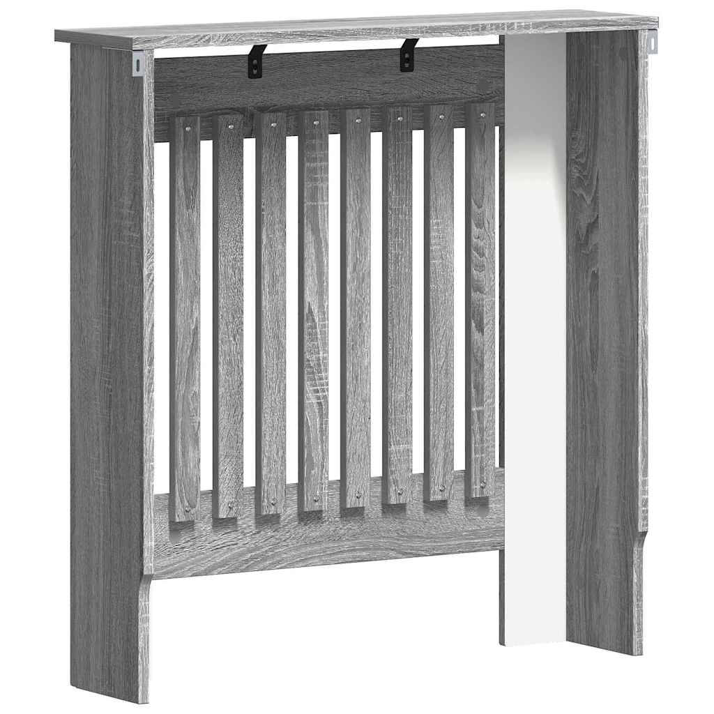Heizkörperabdeckung Sonoma-Grau 78 x 19 x 81,5 cm Holzwerkstoff