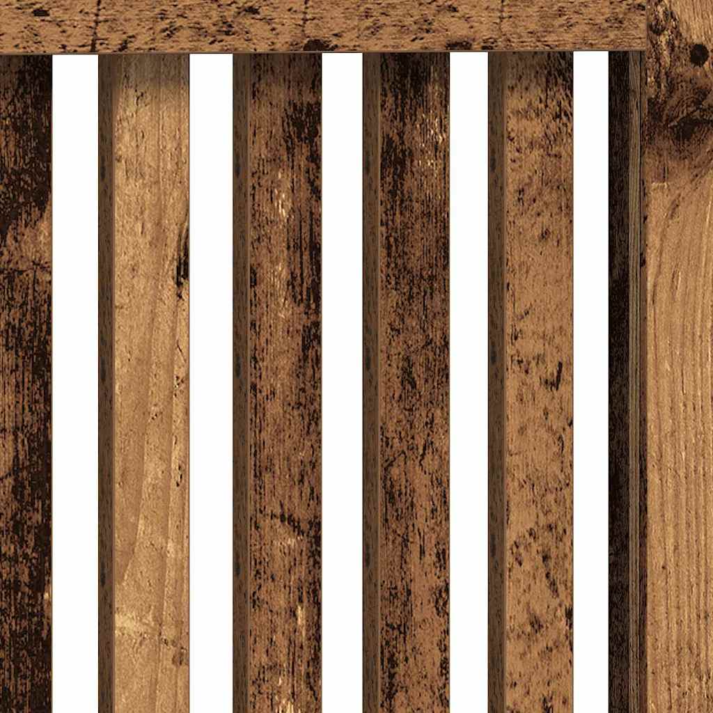 Heizkörperabdeckung Altholz 112 x 19 x 81,5 cm Holzwerkstoff