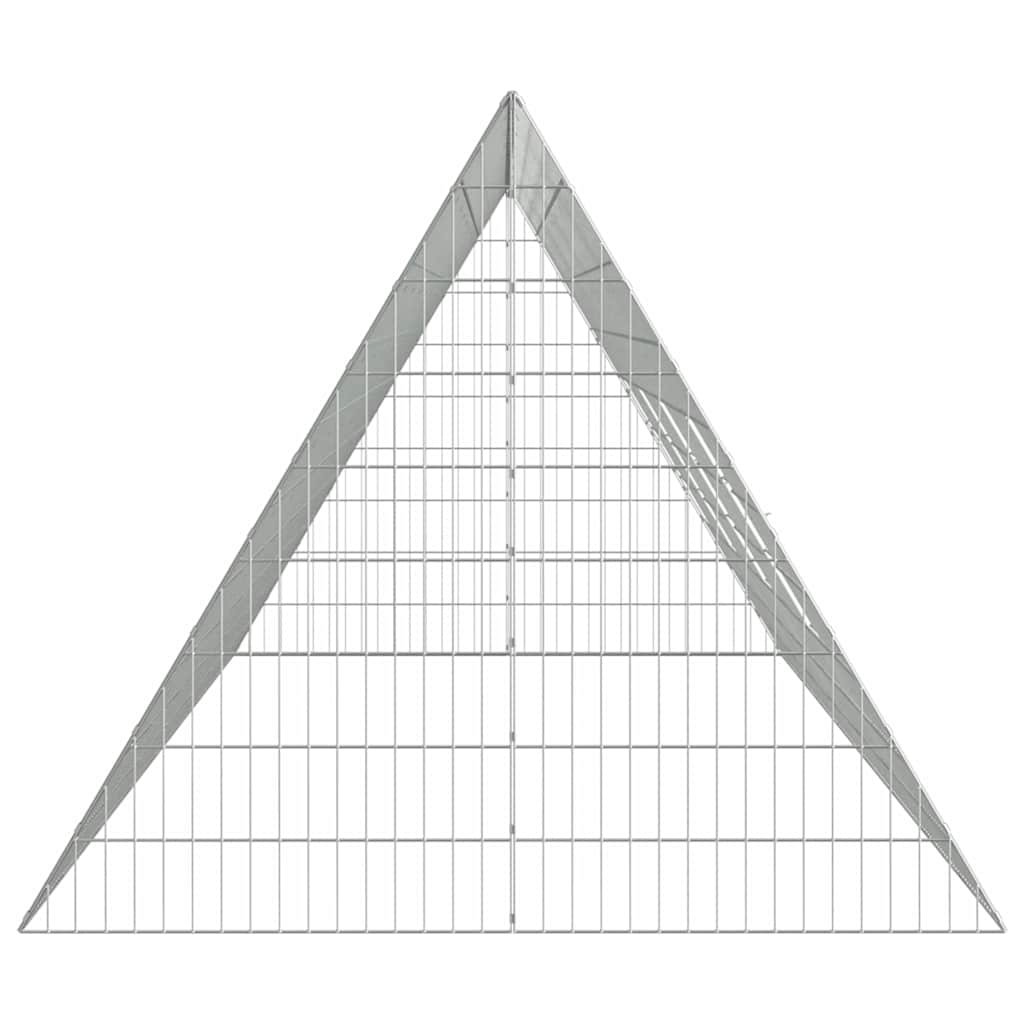 Hasenkäfig Silber 430 x 100 x 85 cm Verzinkter Stahl