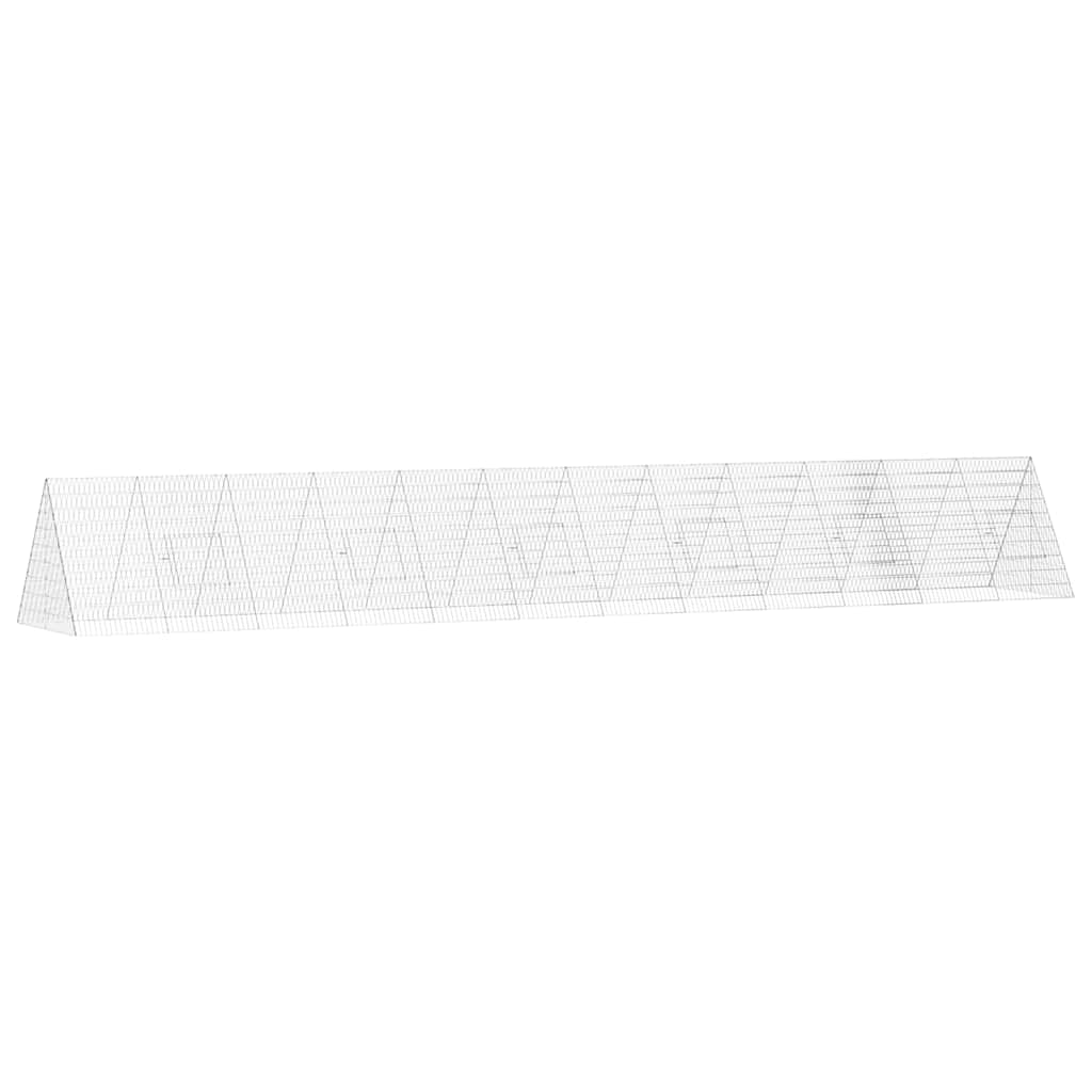 Hasenkäfig Silber 650 x 100 x 85 cm Verzinkter Stahl