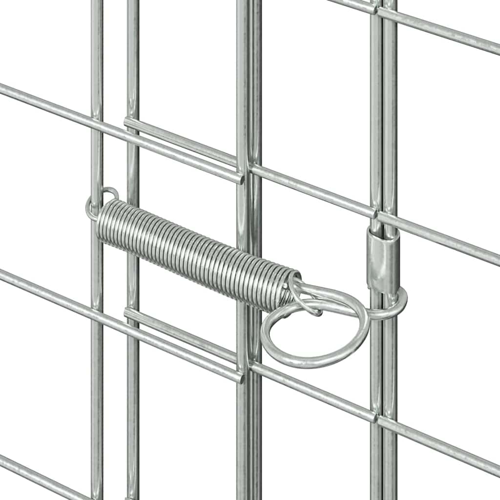 Hasenkäfig Silber 100 x 100 x 210 cm Verzinkter Stahl
