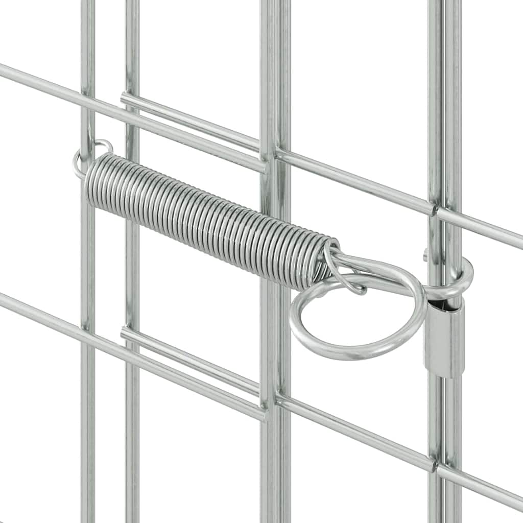 Hasenkäfig Silber 200 x 100 x 210 cm Verzinkter Stahl