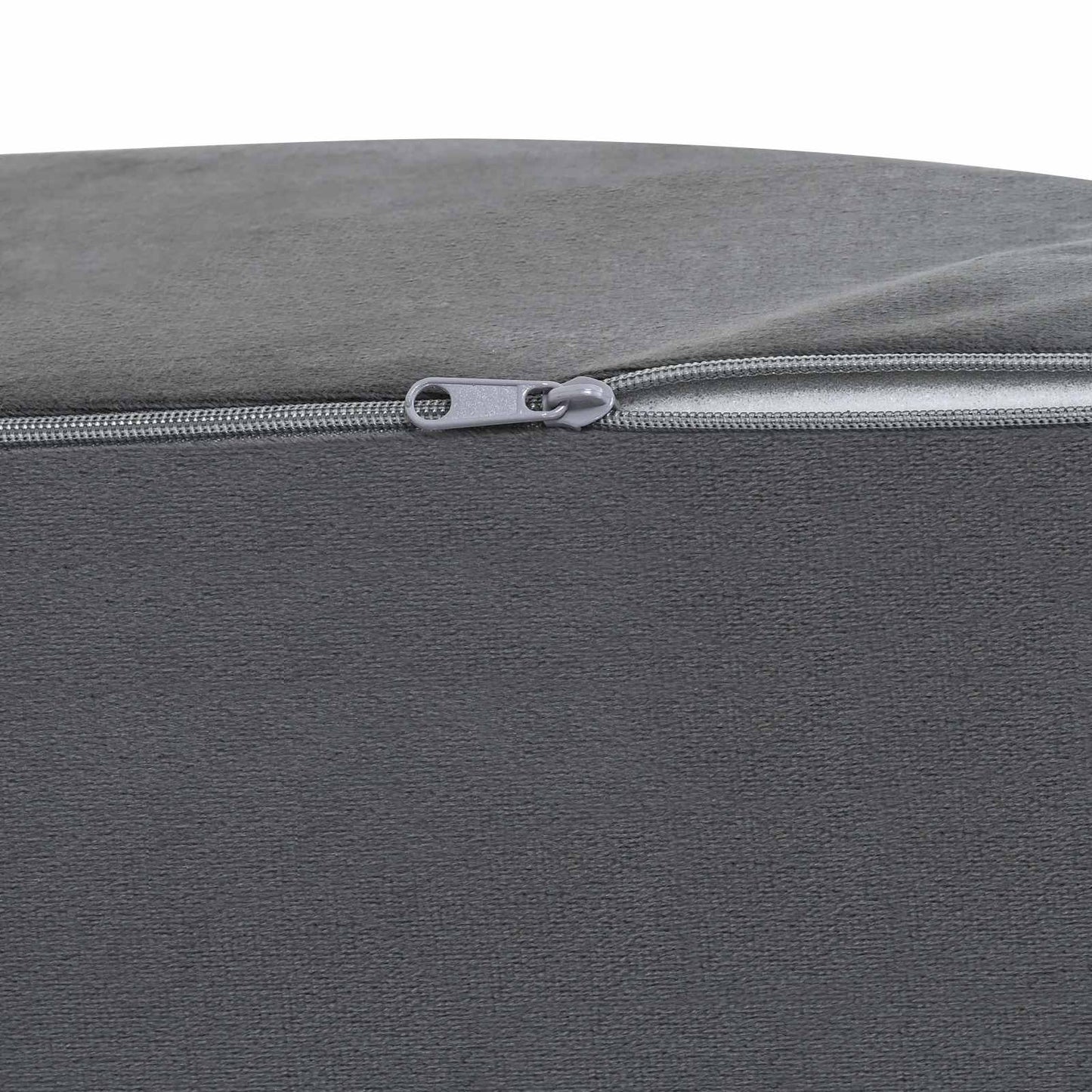 Beinkissen 68 x 41 x 24 cm PU-Schaum Grau