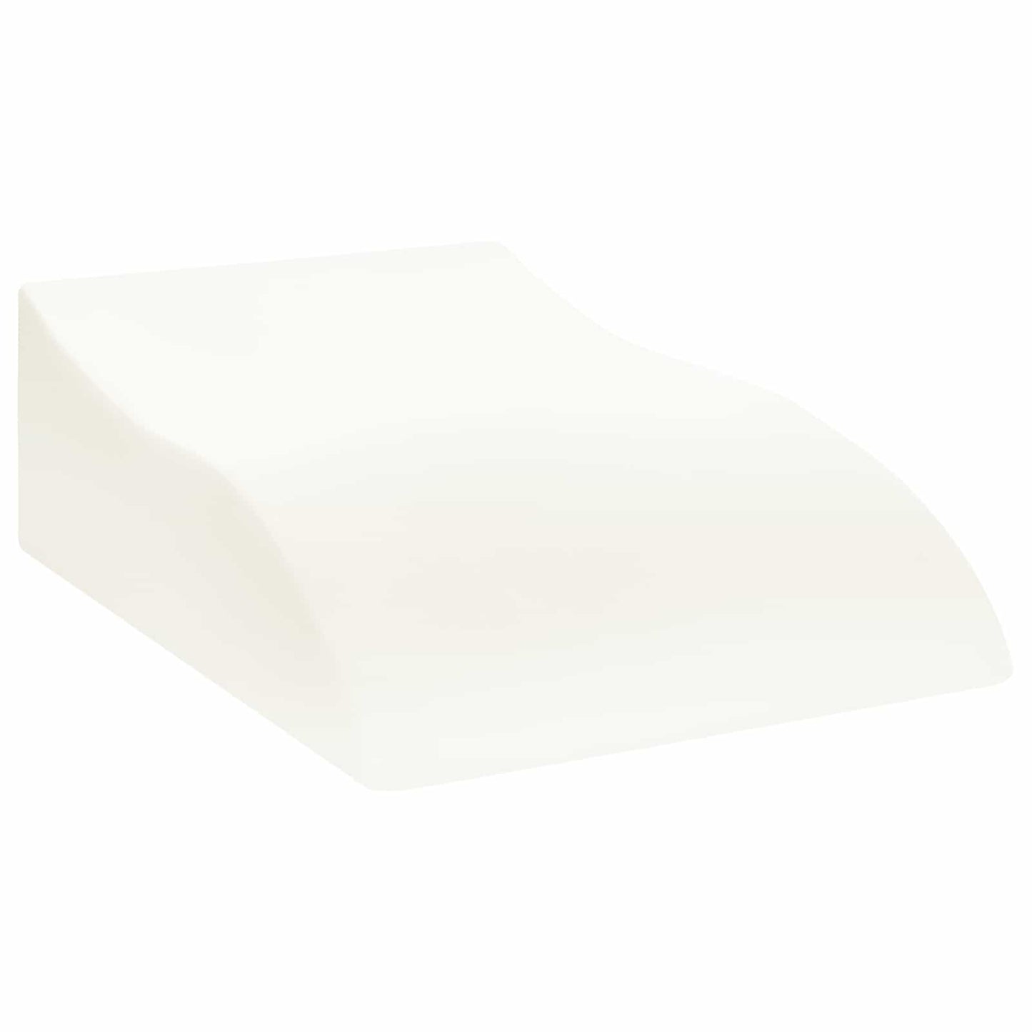 Beinkissen 68 x 40 x 21,5 cm PU-Schaum Weiß