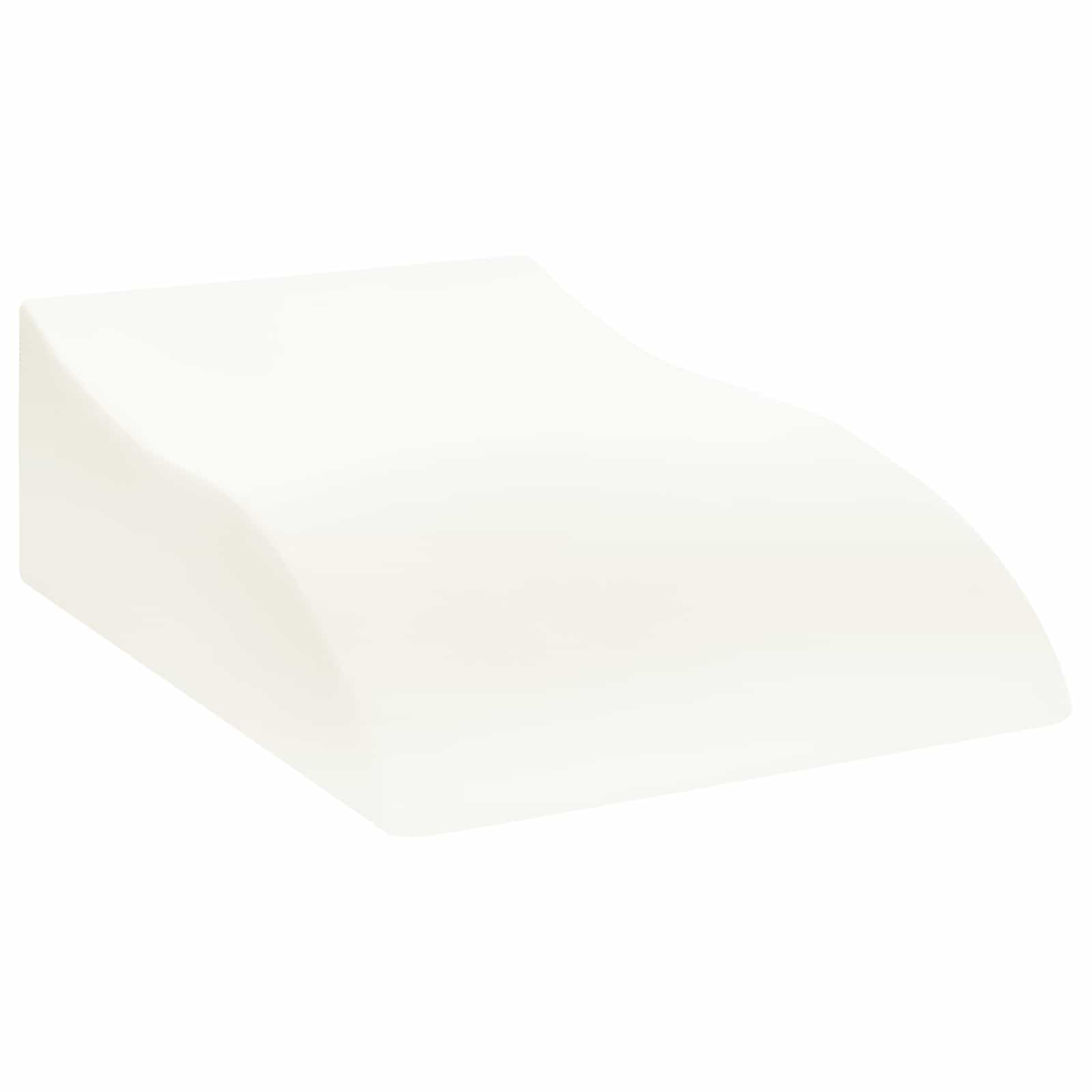 Beinkissen 68 x 40 x 21,5 cm PU-Schaum Weiß