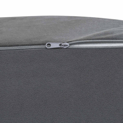 Beinkissen 68 x 41 x 21 cm PU-Schaum Grau