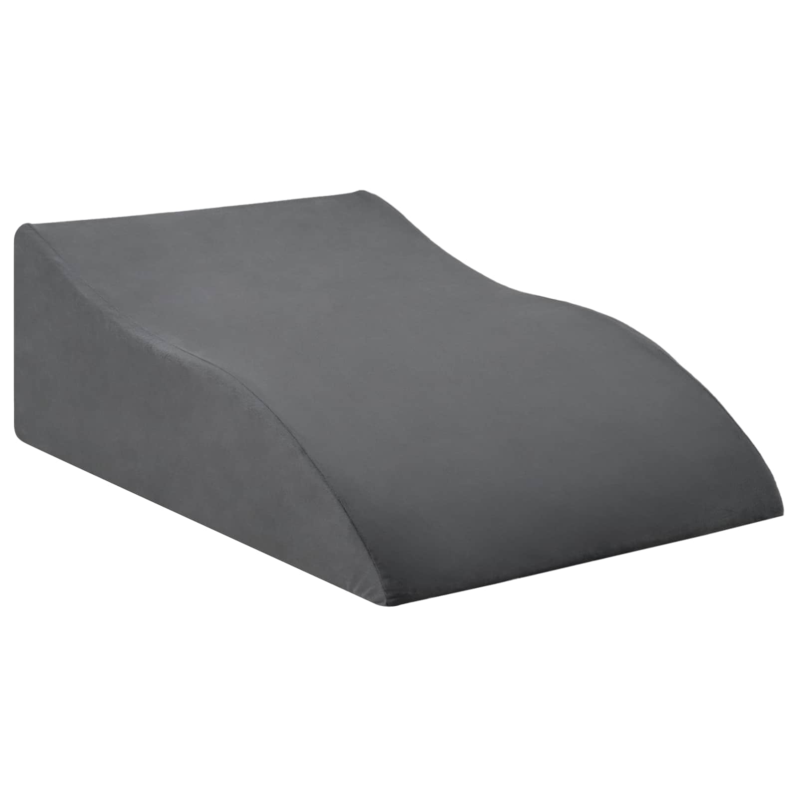 Beinkissen 68 x 41 x 21 cm PU-Schaum Grau