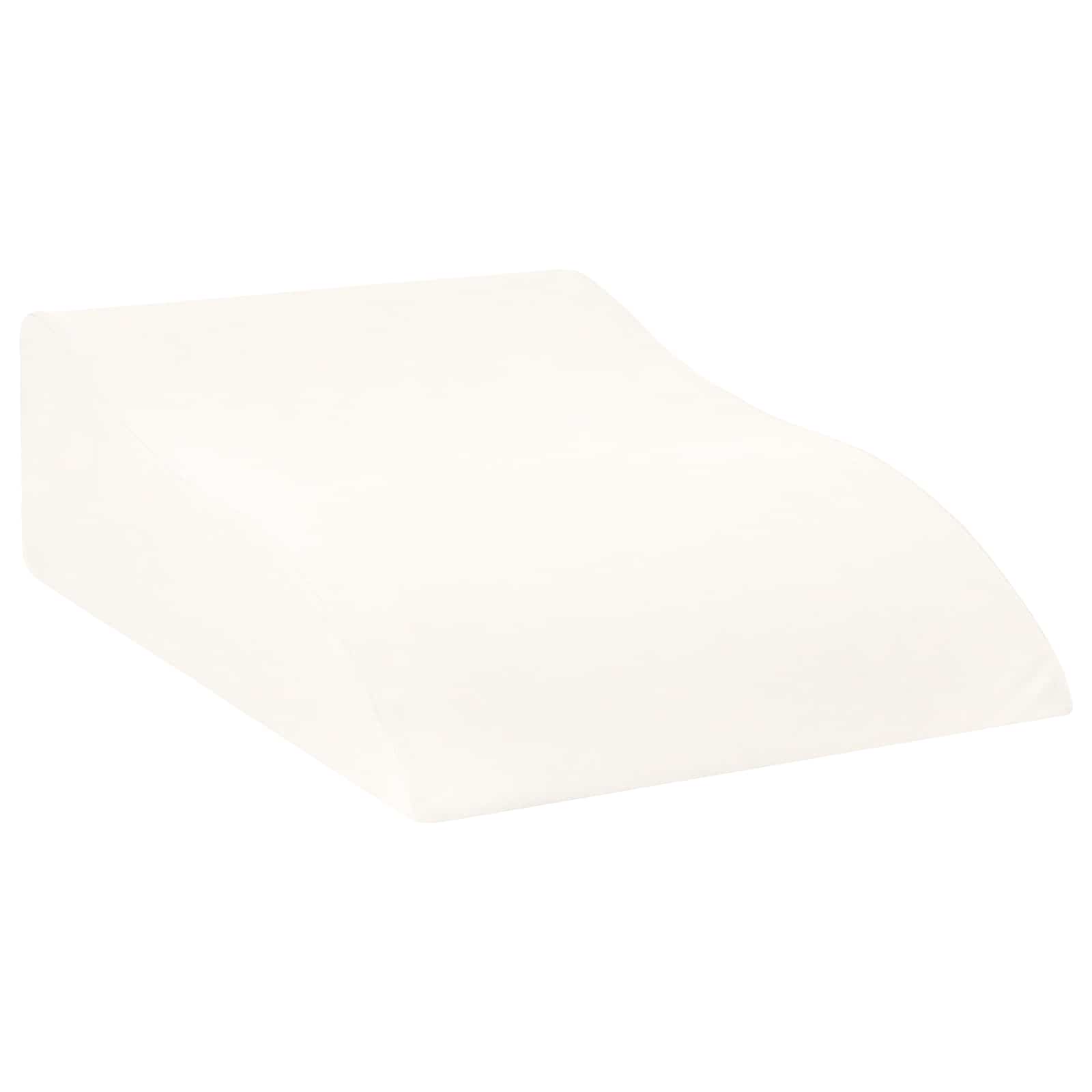 Beinkissen 68 x 40 x 18 cm PU-Schaum Weiß