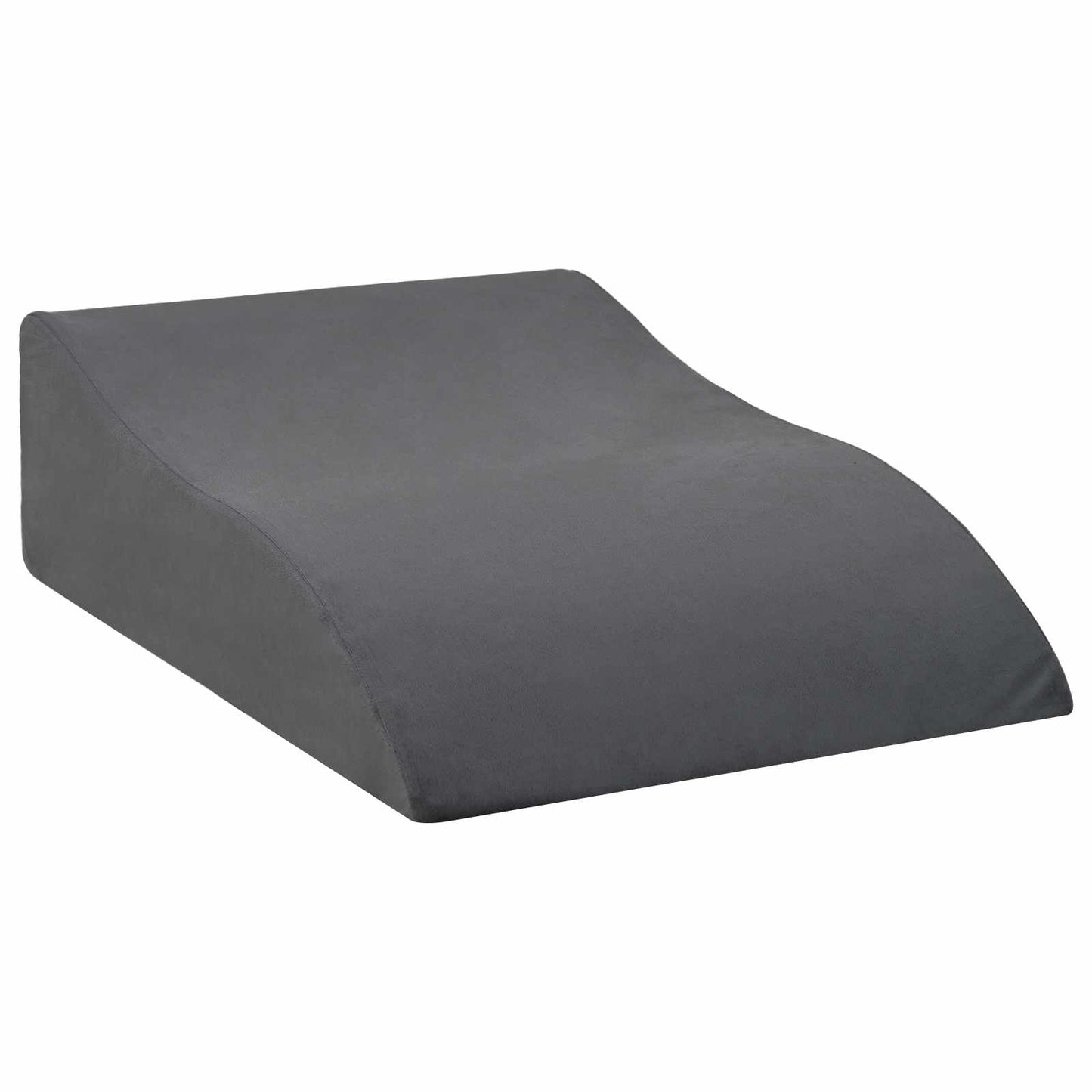 Beinkissen 68 x 40 x 18 cm PU-Schaum Grau