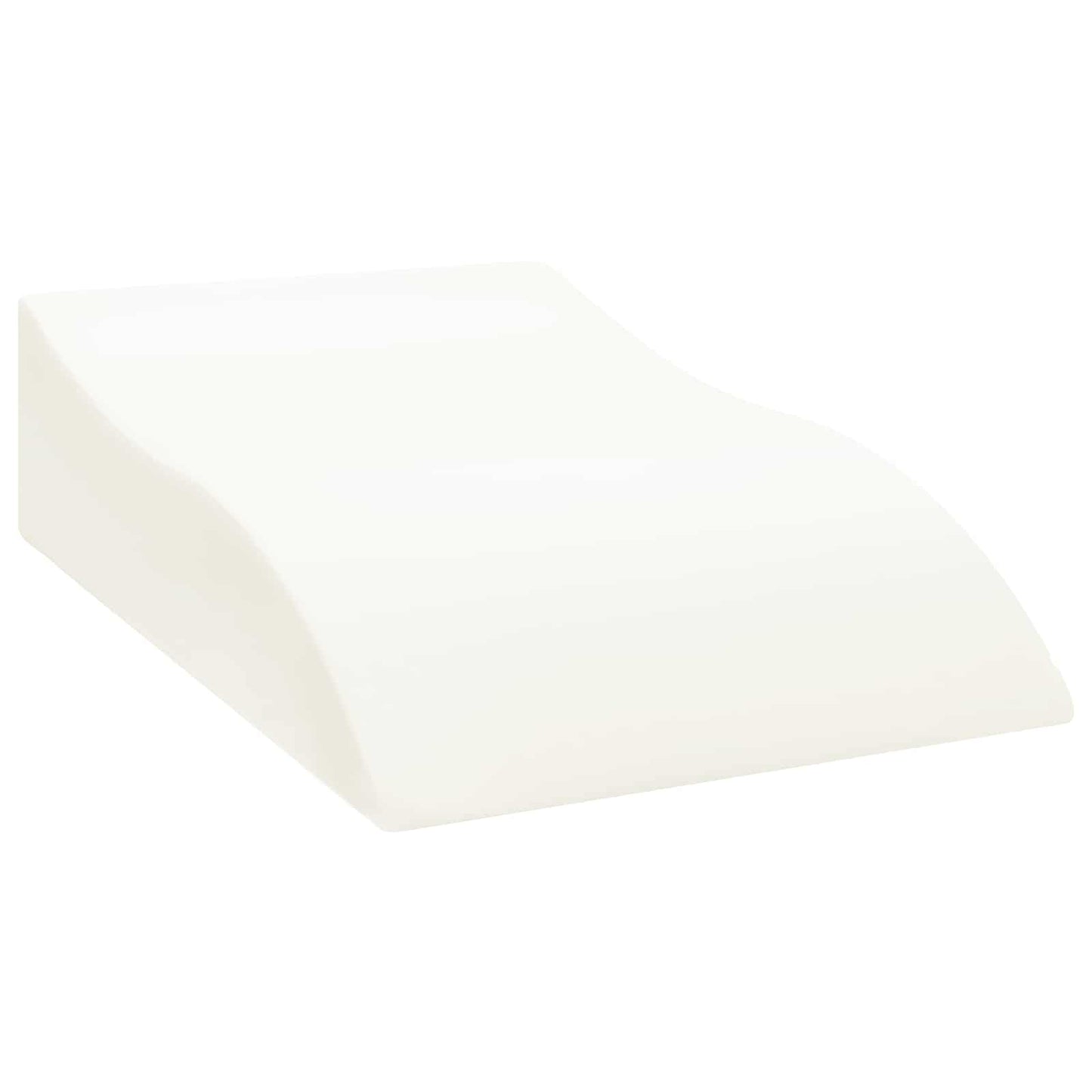Beinkissen 68 x 40 x 18 cm PU-Schaum Grau