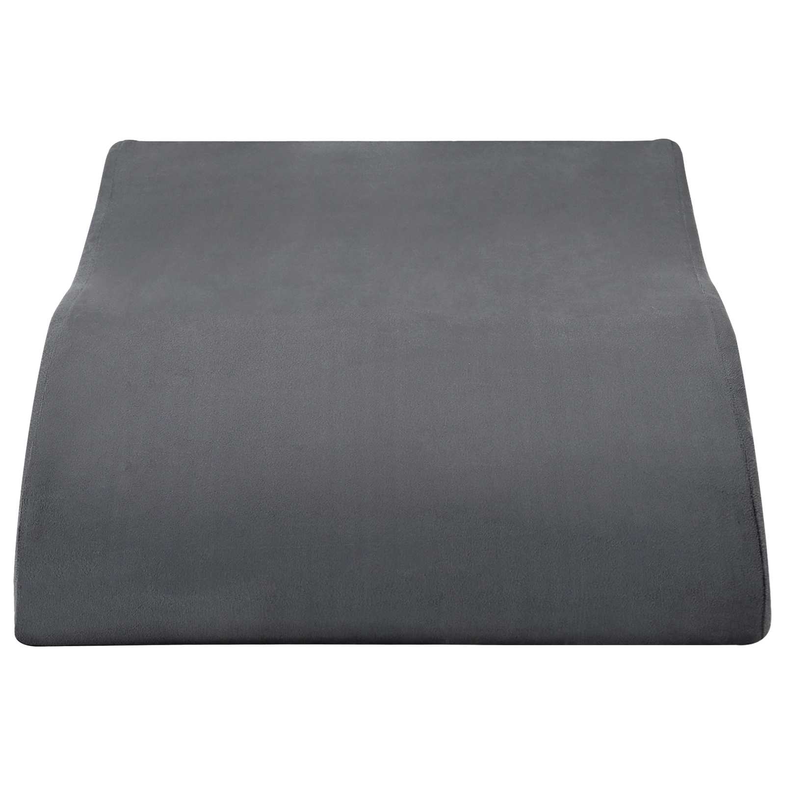 Beinkissen 68 x 40 x 18 cm PU-Schaum Grau