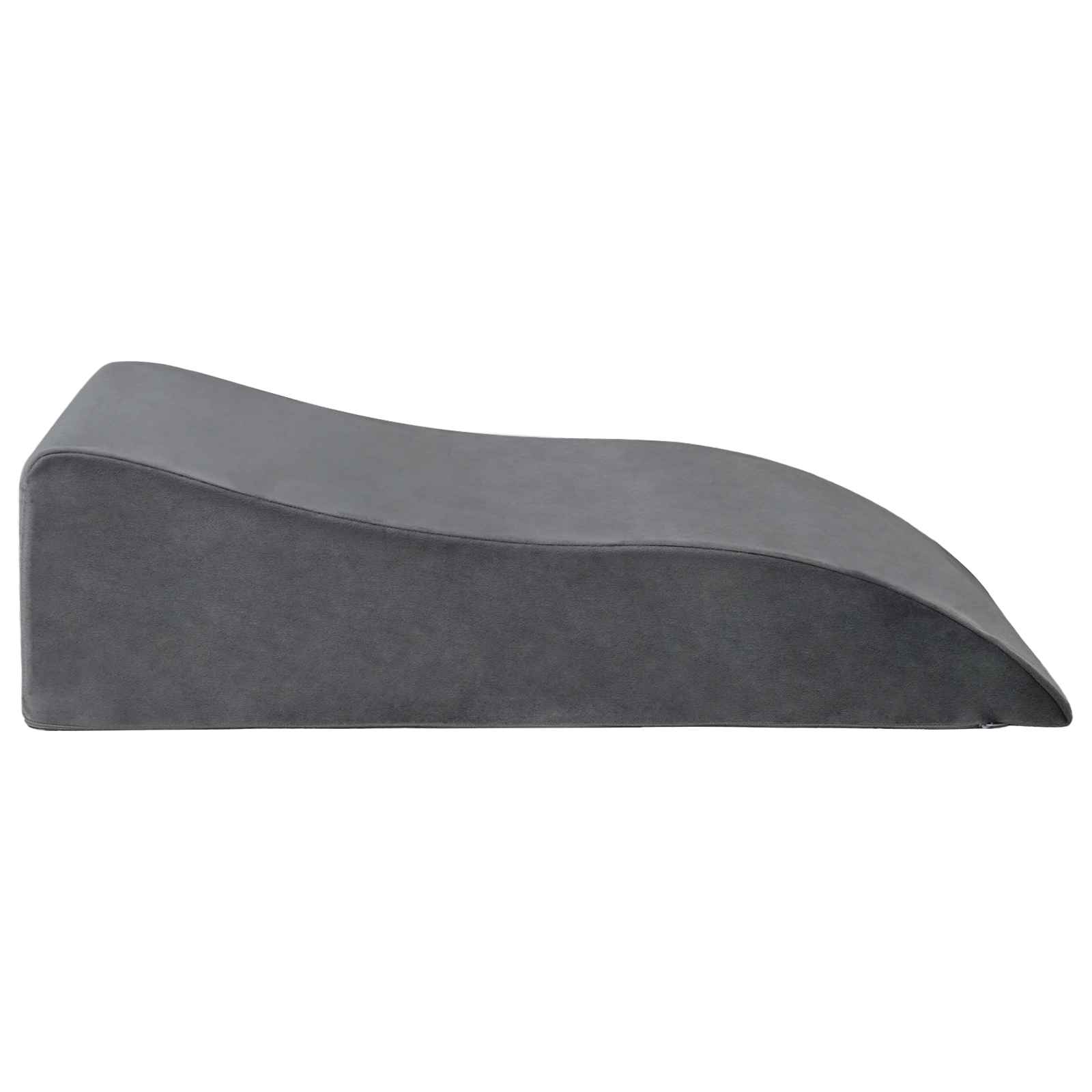 Beinkissen 68 x 40 x 18 cm PU-Schaum Grau