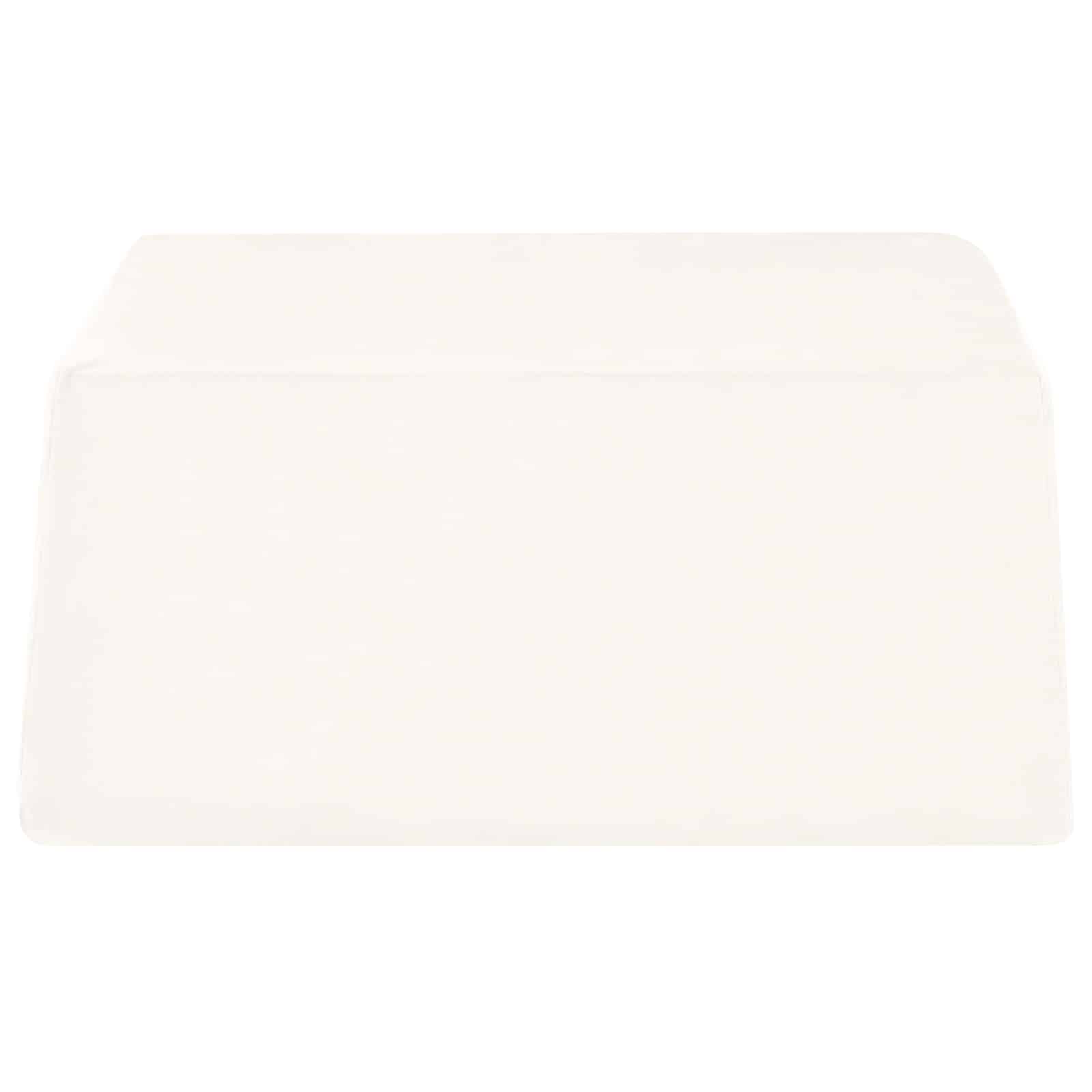 Beinkissen 63 x 52 x 19,5 cm Fest PU-Schaum Weiß