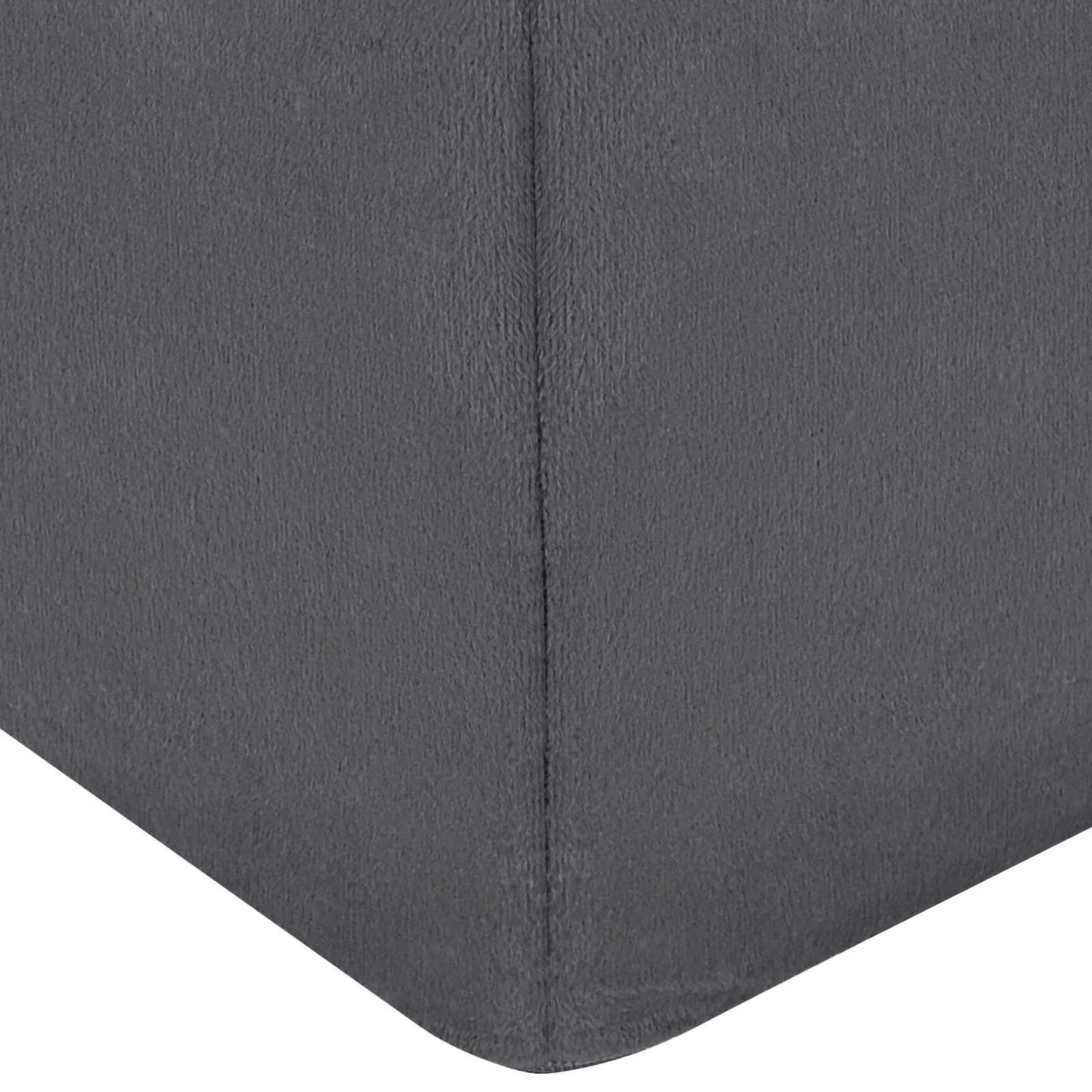 Beinkissen 63 x 52 x 19 cm Fest PU-Schaum Grau