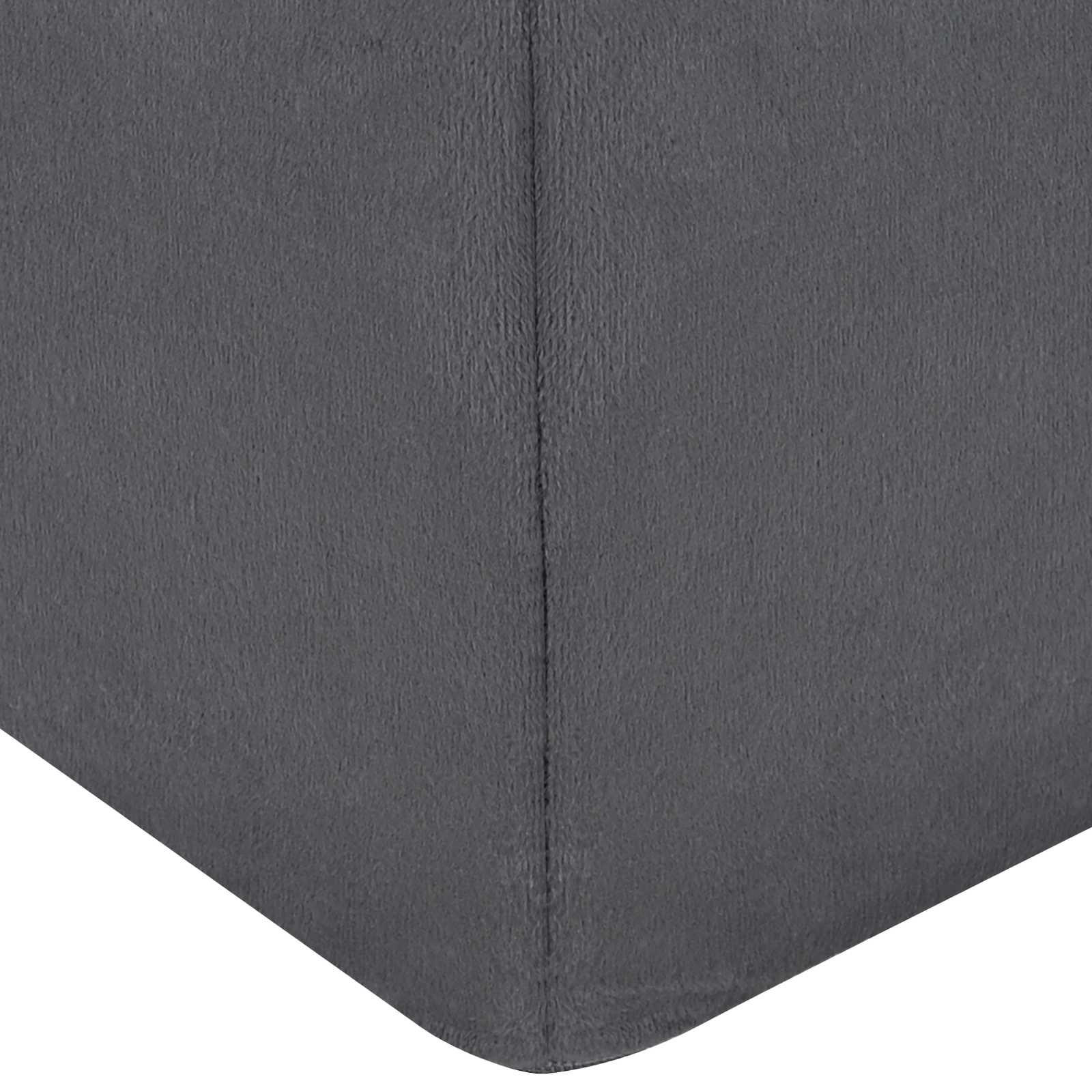 Beinkissen 63 x 52 x 19 cm Fest PU-Schaum Grau