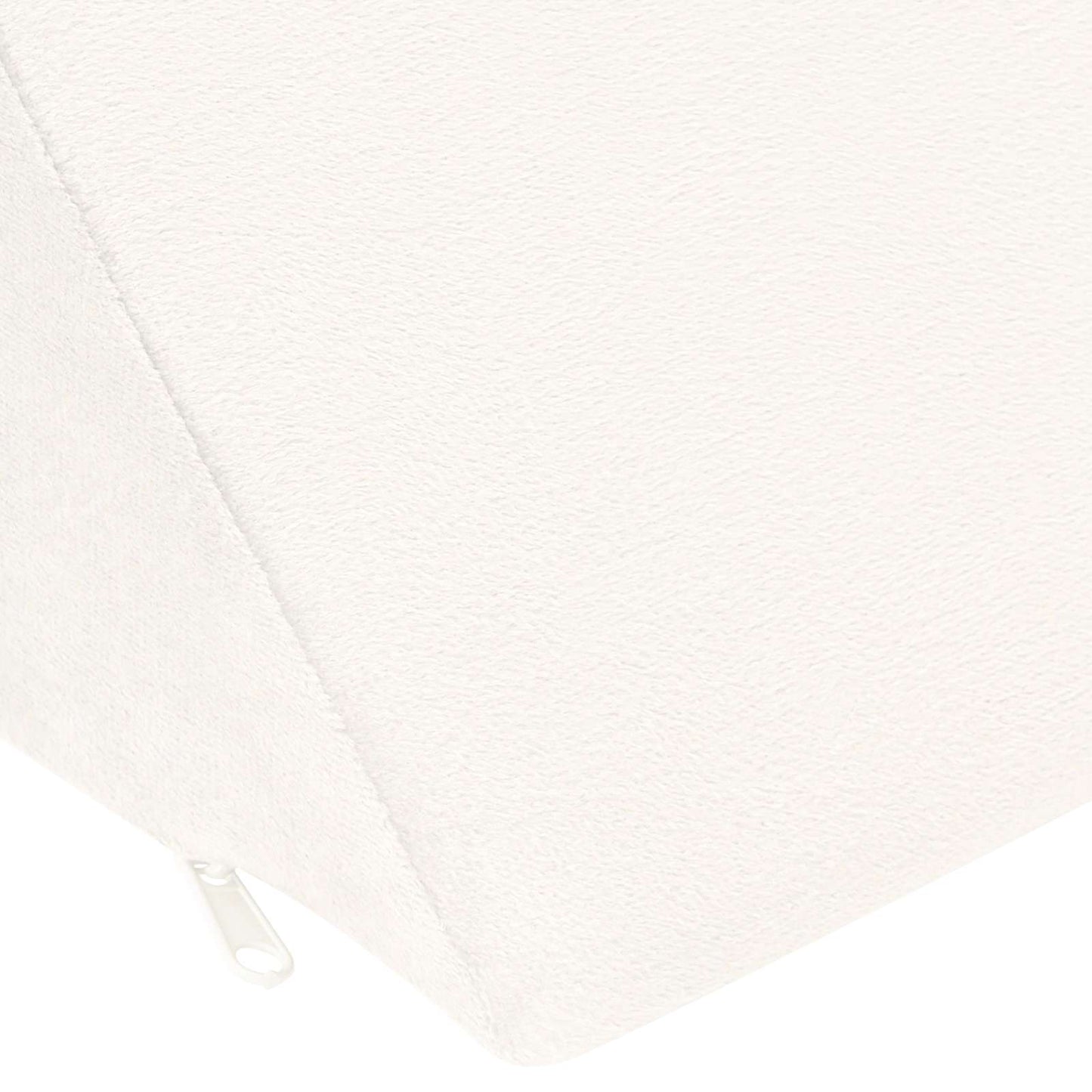 Beinkissen 68 x 25 x 21,5 cm Fest PU-Schaum Weiß