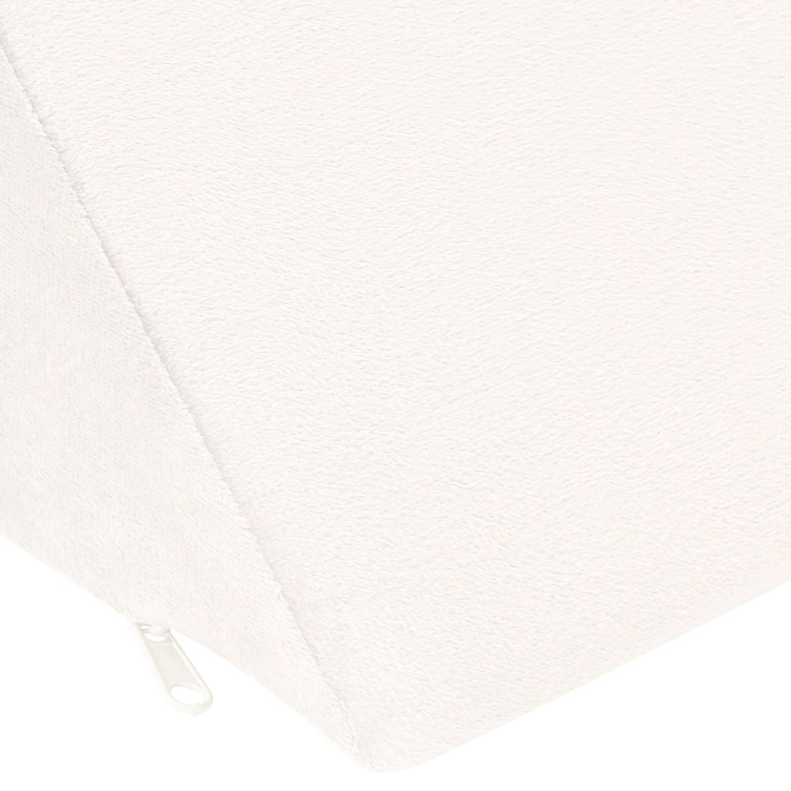 Beinkissen 68 x 25 x 21,5 cm Fest PU-Schaum Weiß