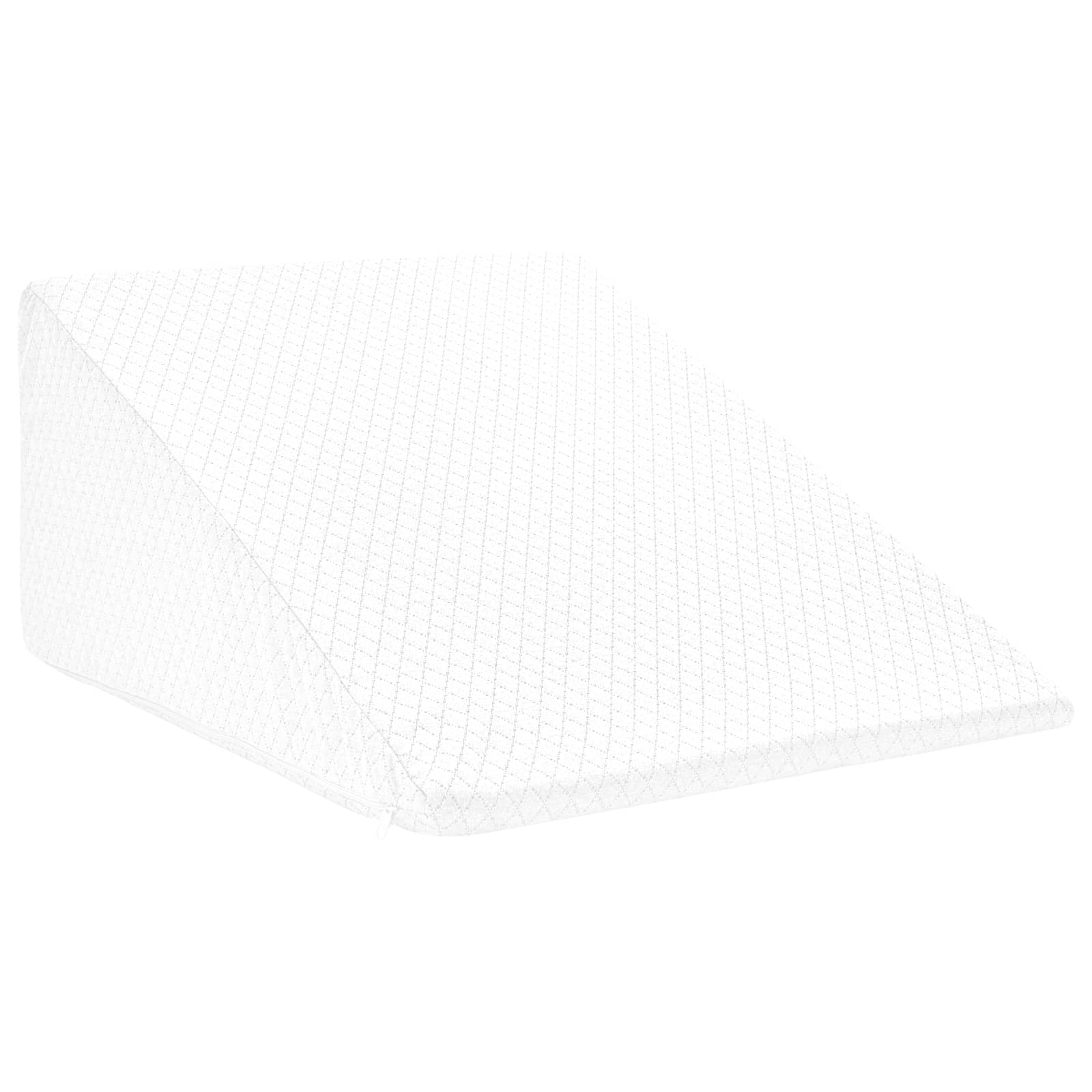 Beinkissen 60 x 50 x 30 cm Weich Viscoschaum Weiß
