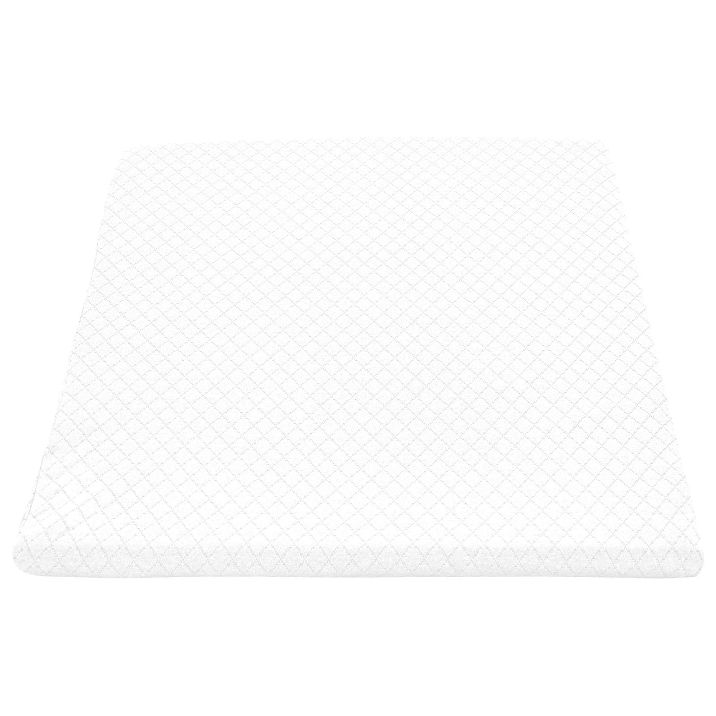 Beinkissen 60 x 50 x 30 cm Weich Viscoschaum Weiß