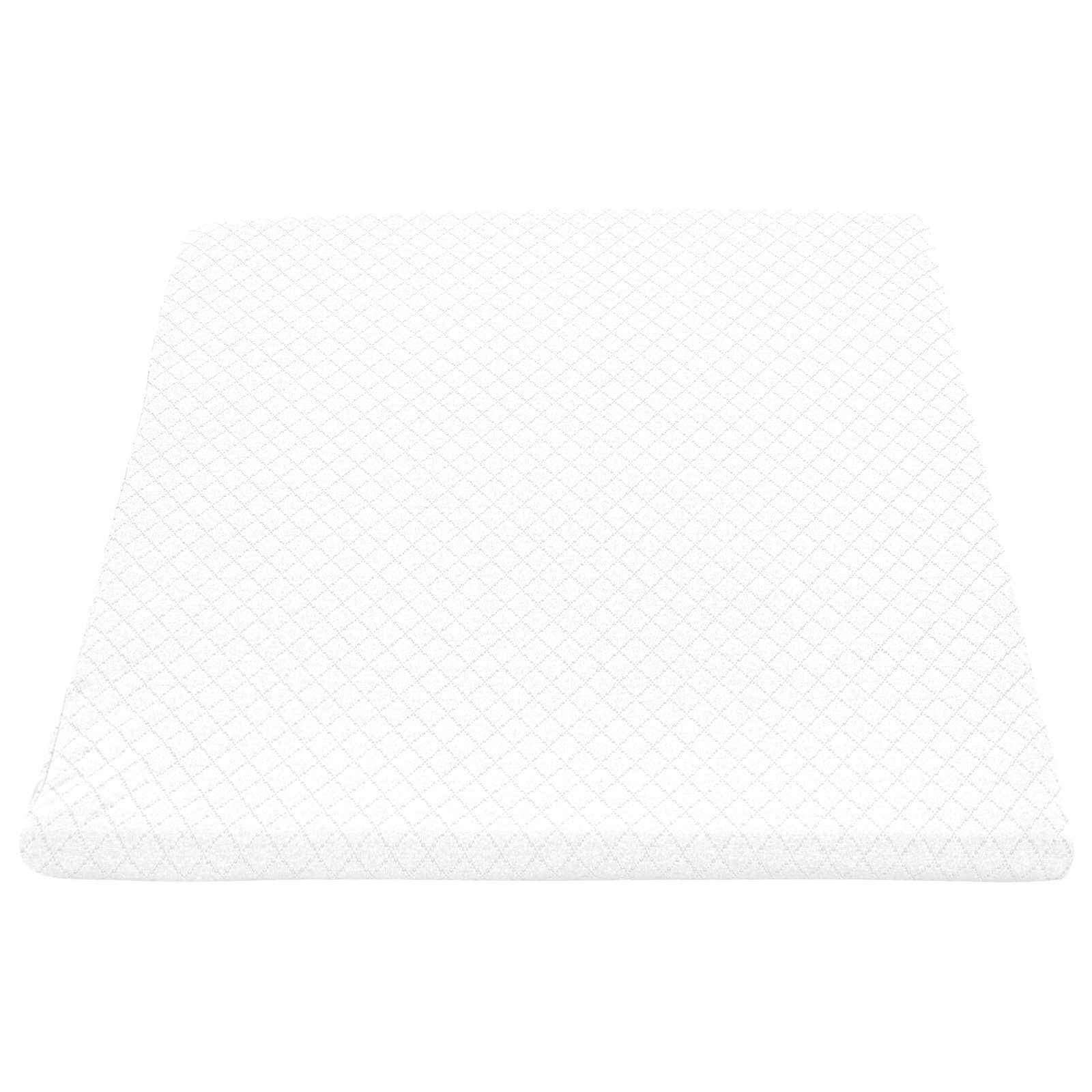 Beinkissen 60 x 50 x 30 cm Weich Viscoschaum Weiß