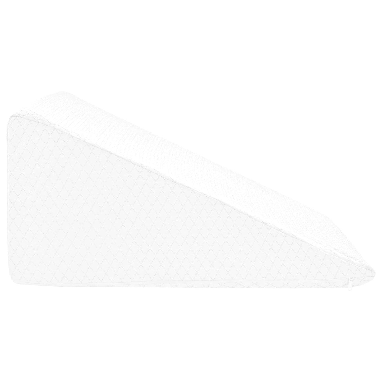 Beinkissen 60 x 50 x 30 cm Weich Viscoschaum Weiß