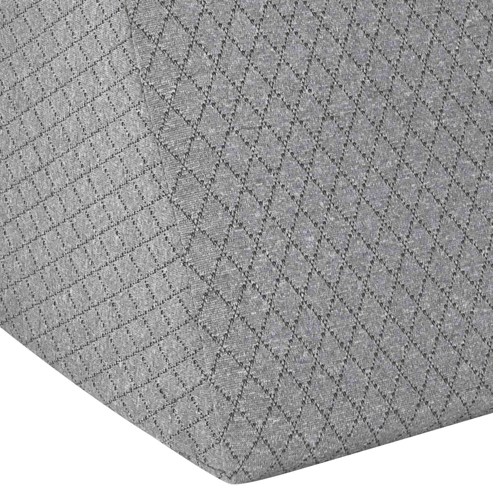 Beinkissen 60 x 50 x 30 cm Weich Viscoschaum Grau