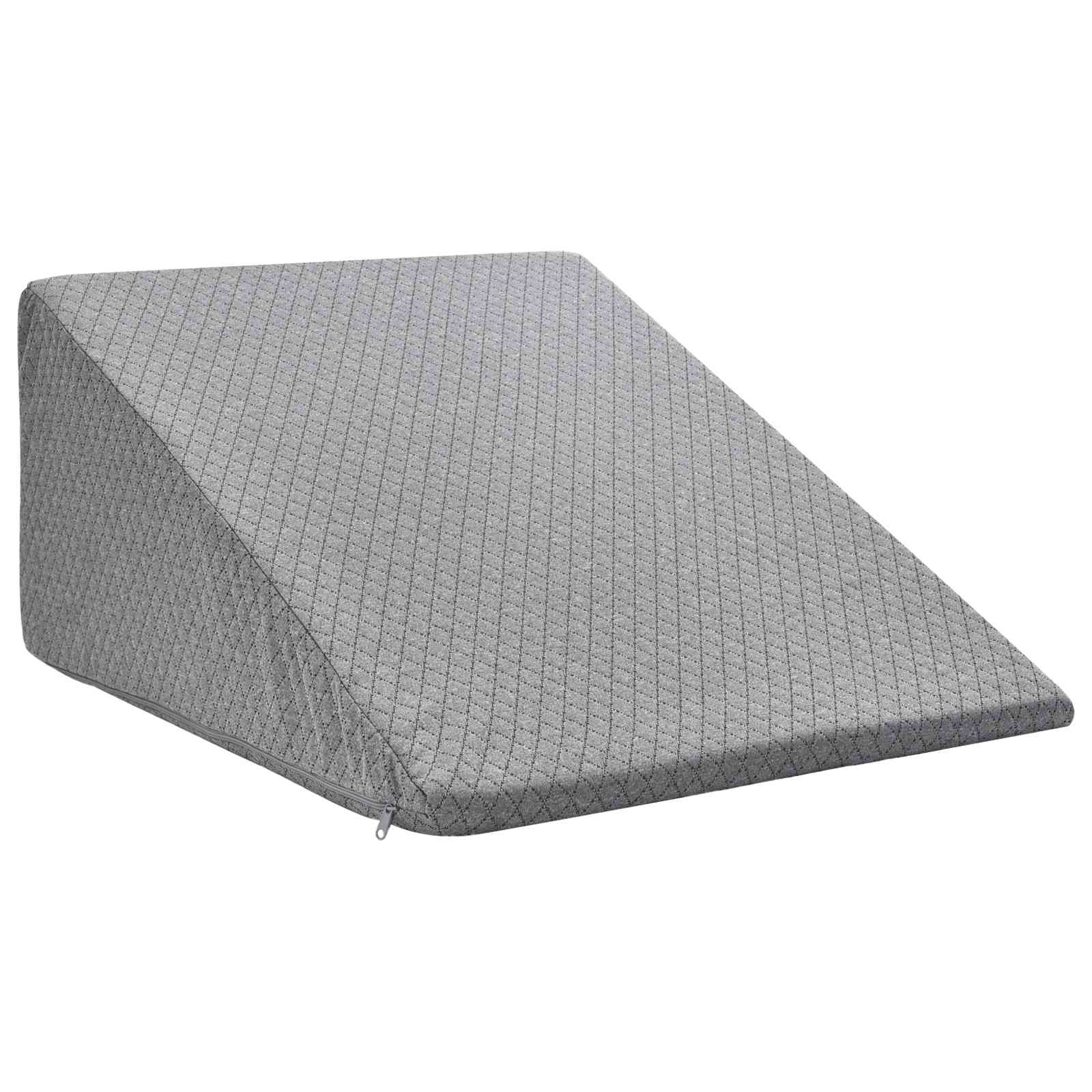 Beinkissen 60 x 50 x 30 cm Weich Viscoschaum Grau