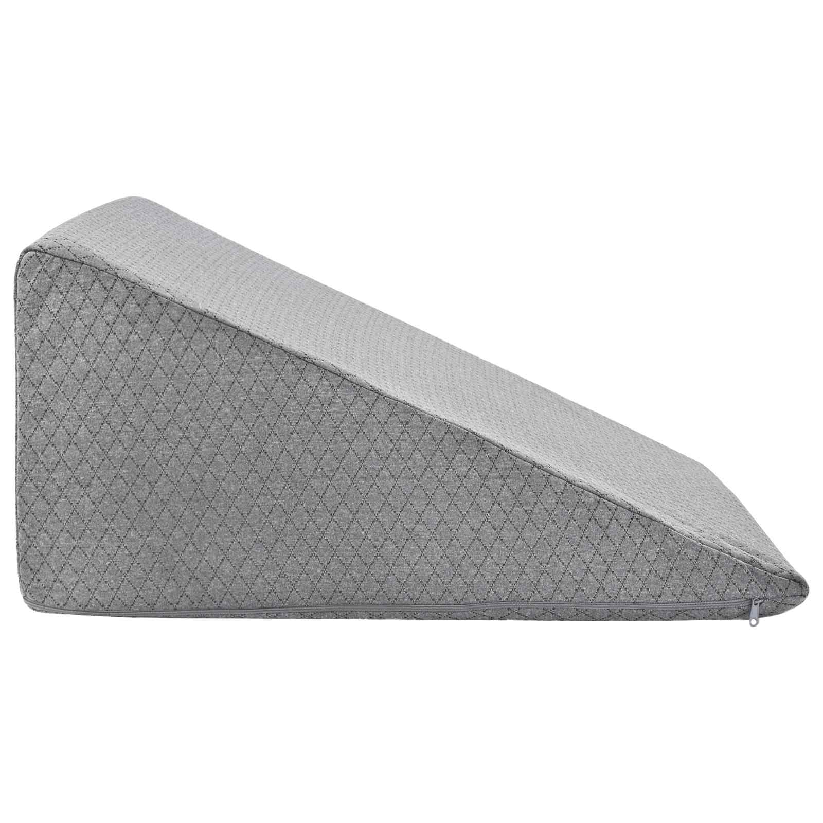 Beinkissen 60 x 50 x 30 cm Weich Viscoschaum Grau