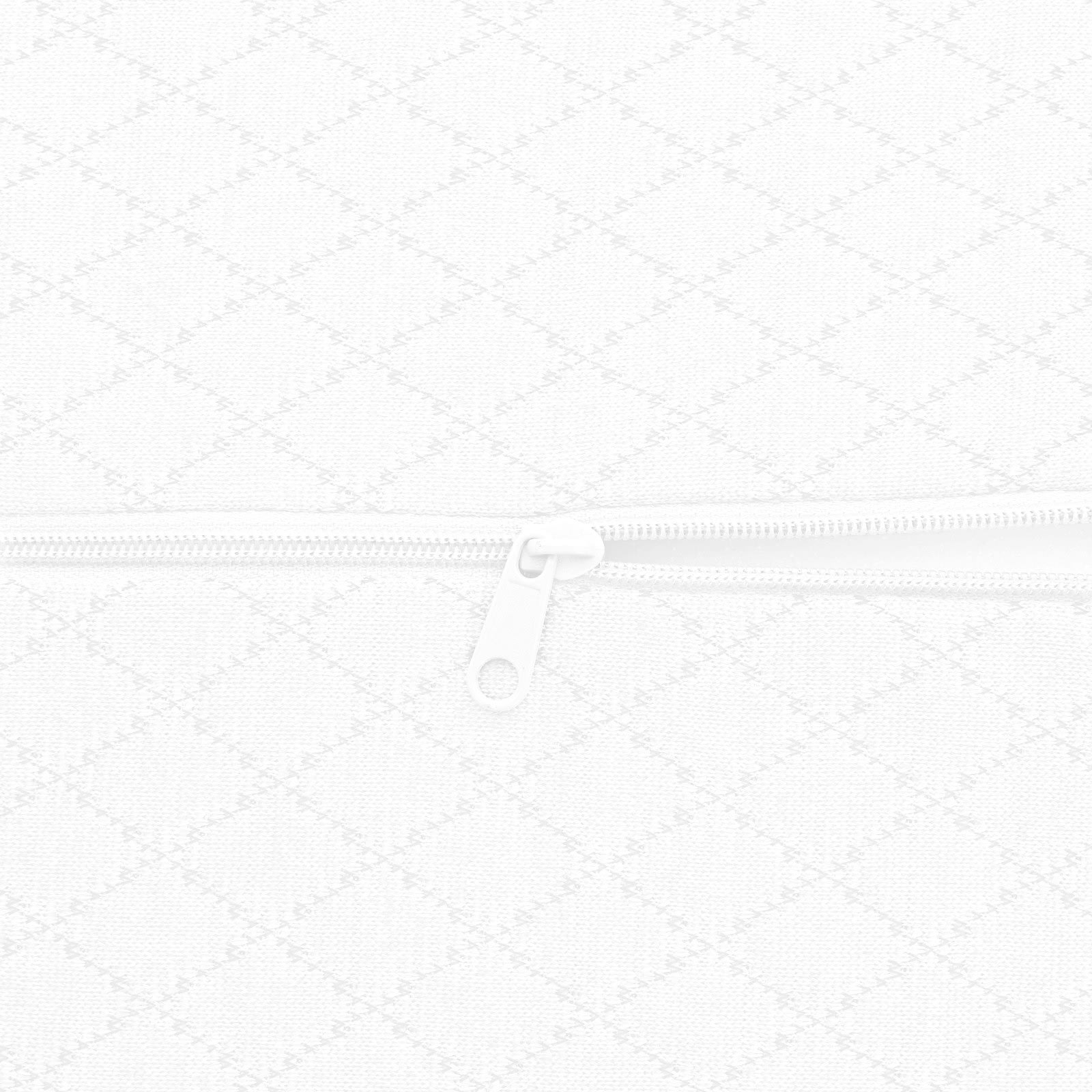 Beinkissen 52 x 20 x 12 cm Mittel Viscoschaum Weiß