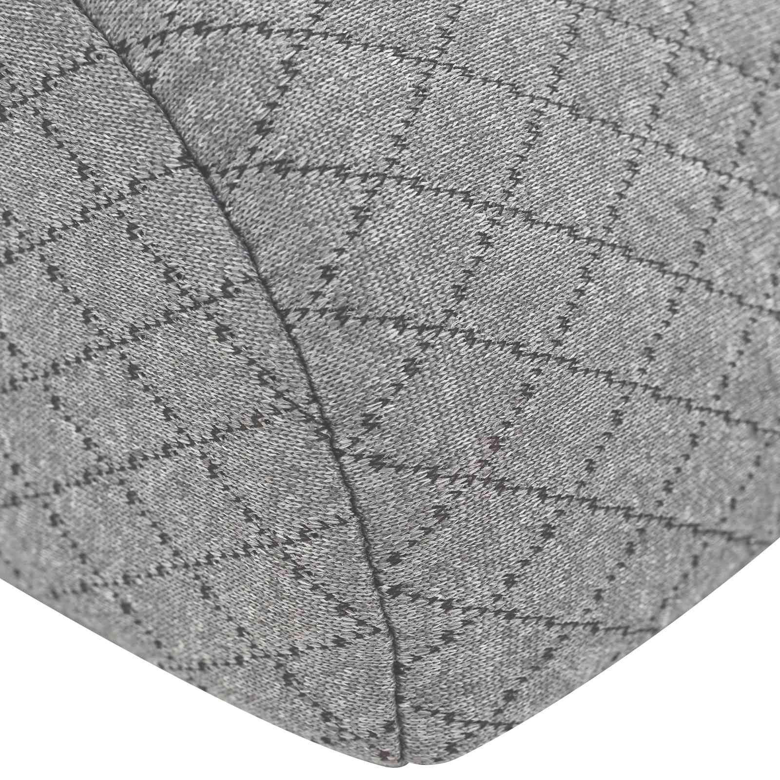 Beinkissen 52 x 20 x 11 cm Mittel Viscoschaum Grau