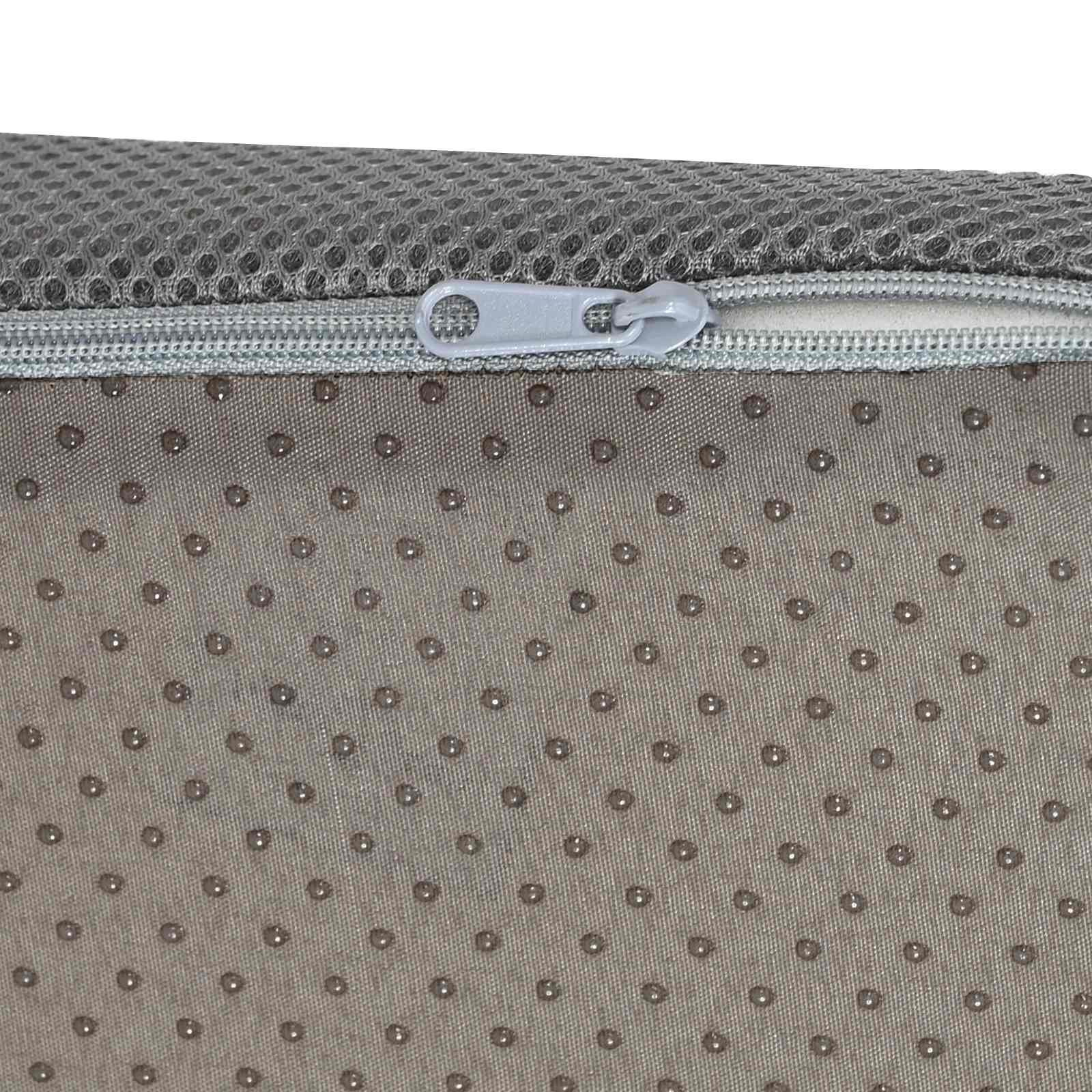 Sitzkissen Grau 39 x 38 x 8,5 cm PU-Schaum