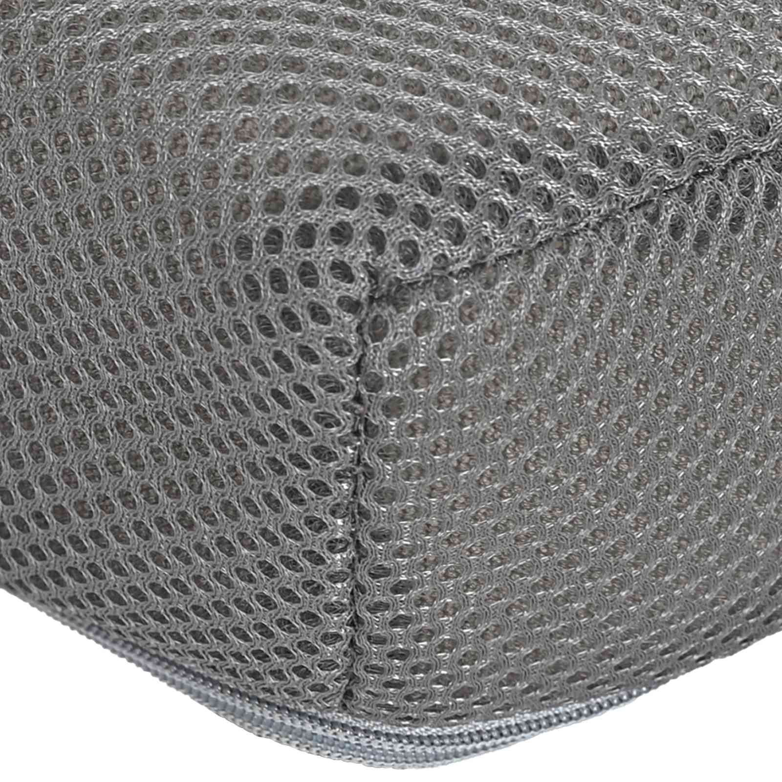 Sitzkissen Grau 39 x 38 x 8,5 cm PU-Schaum