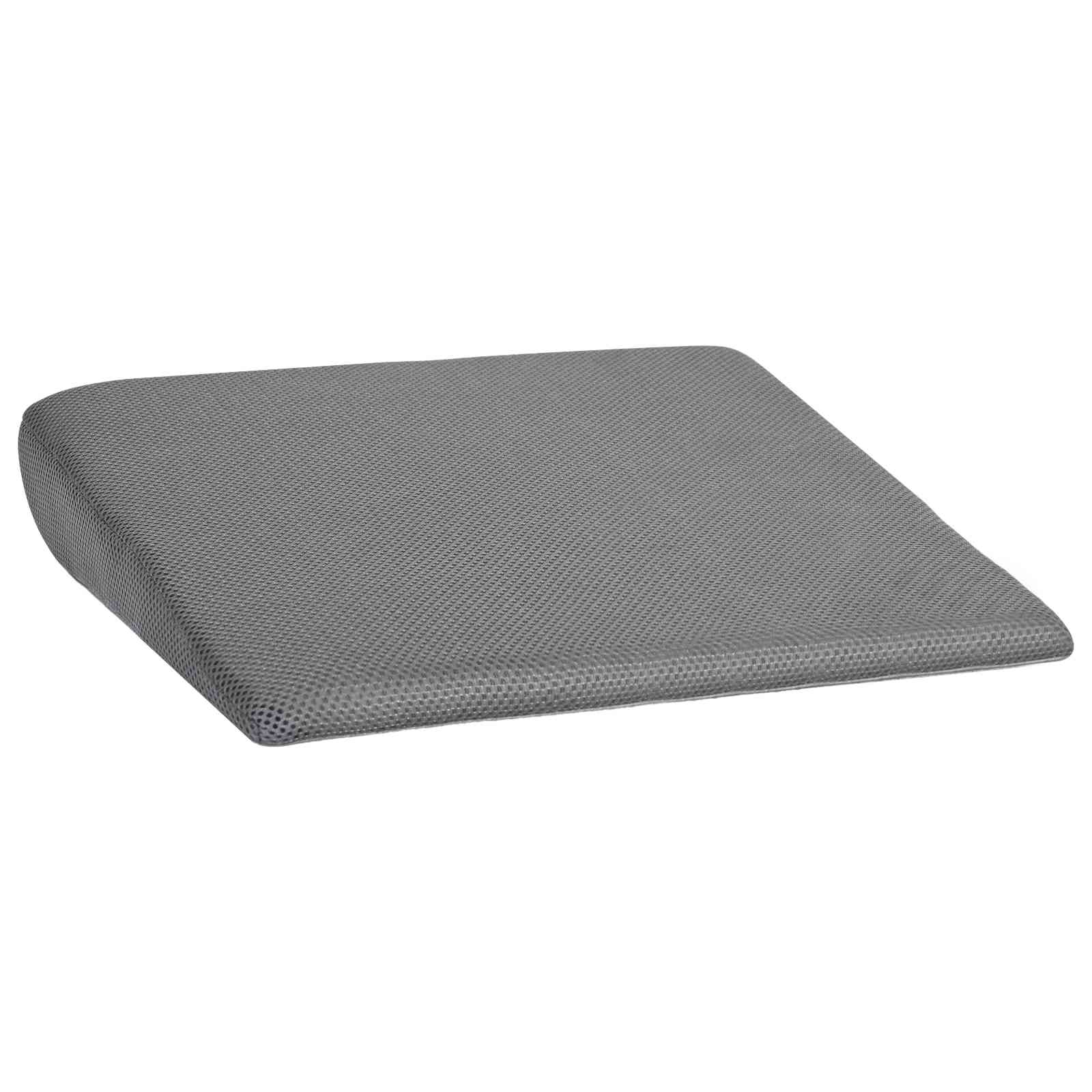 Sitzkissen Grau 39 x 38 x 8,5 cm PU-Schaum