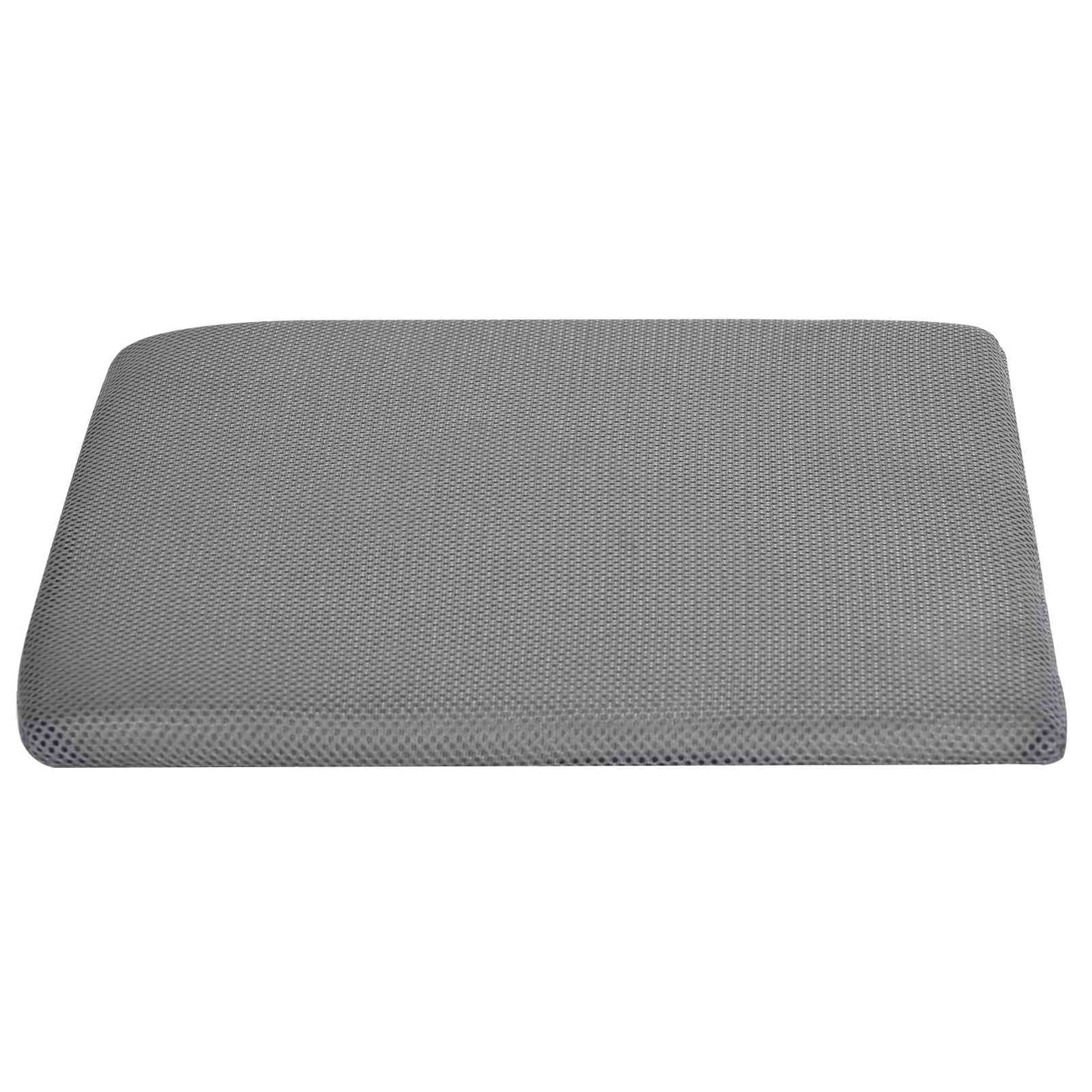 Sitzkissen Grau 39 x 38 x 8,5 cm PU-Schaum