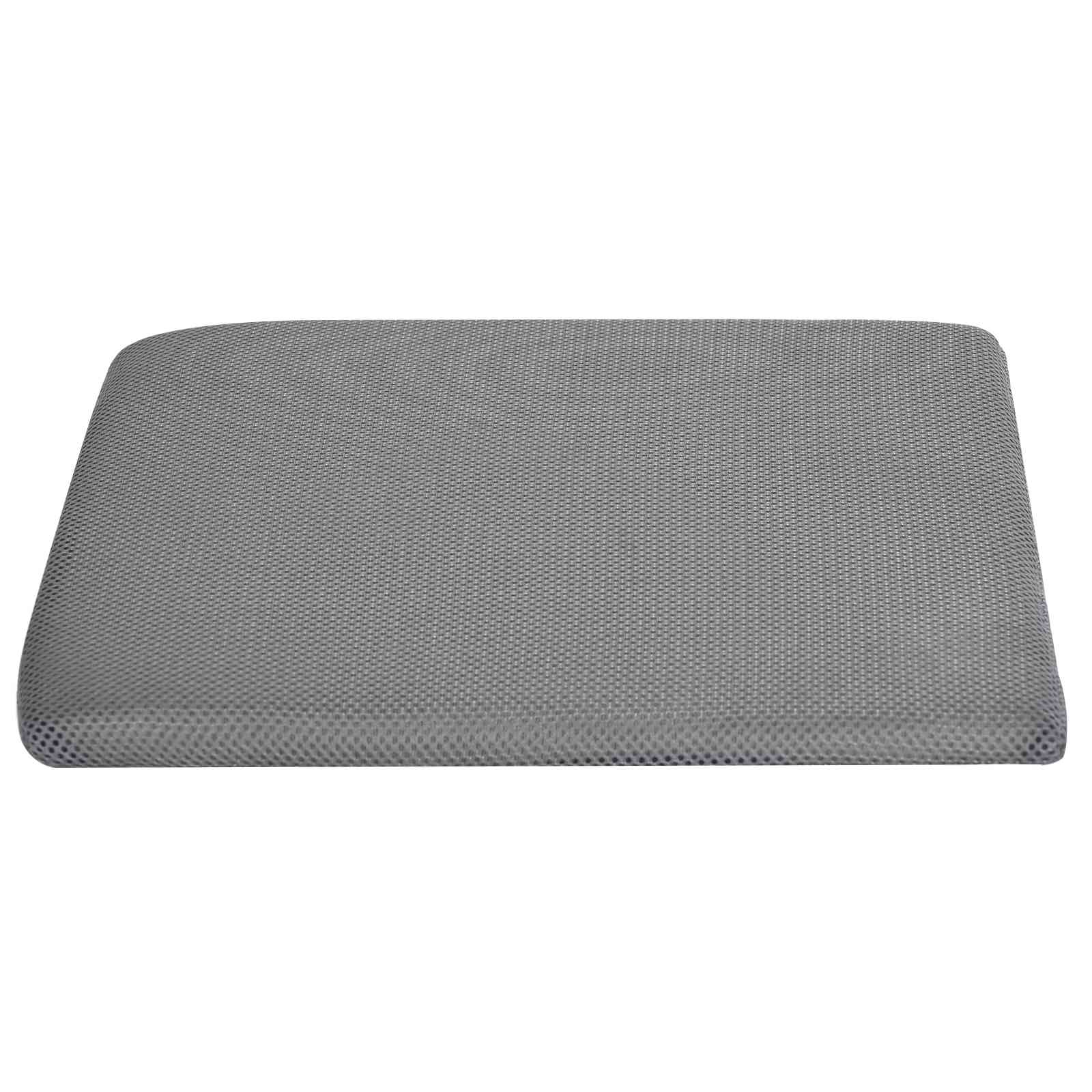 Sitzkissen Grau 39 x 38 x 8,5 cm PU-Schaum