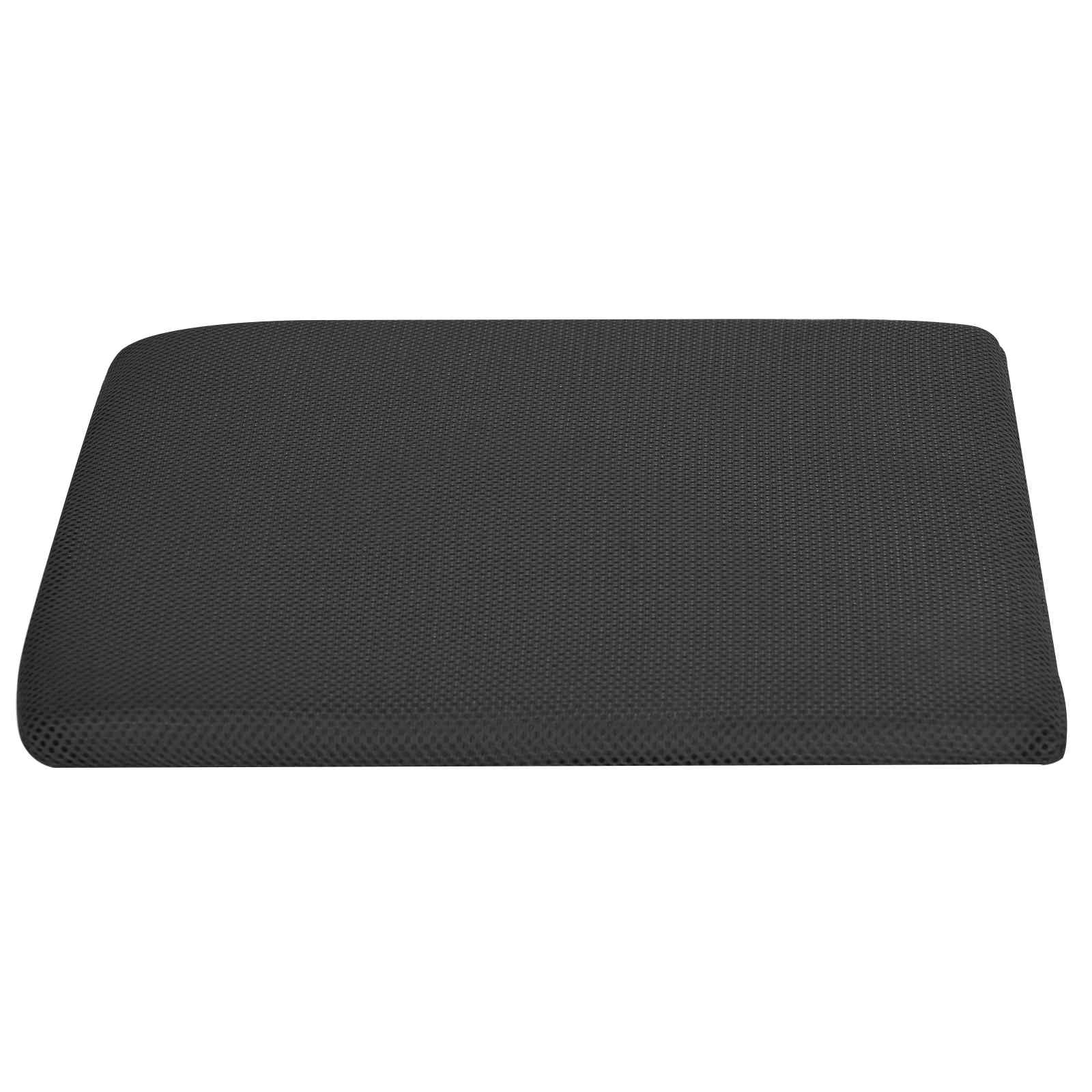 Sitzkissen Schwarz 39 x 38 x 8,5 cm PU-Schaum