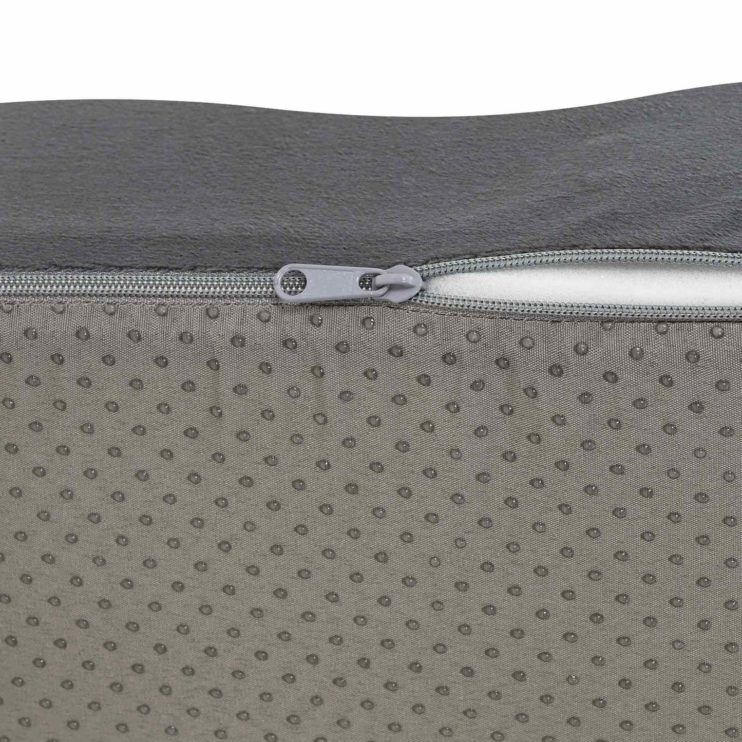 Sitzkissen Uni Grau 40 x 40 x 13 cm PU-Schaum