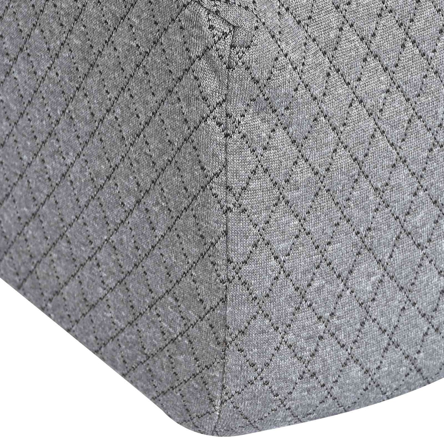 Keil Kopfkissen 69 x 64 x 19 cm Mittel Viscoschaum Grau