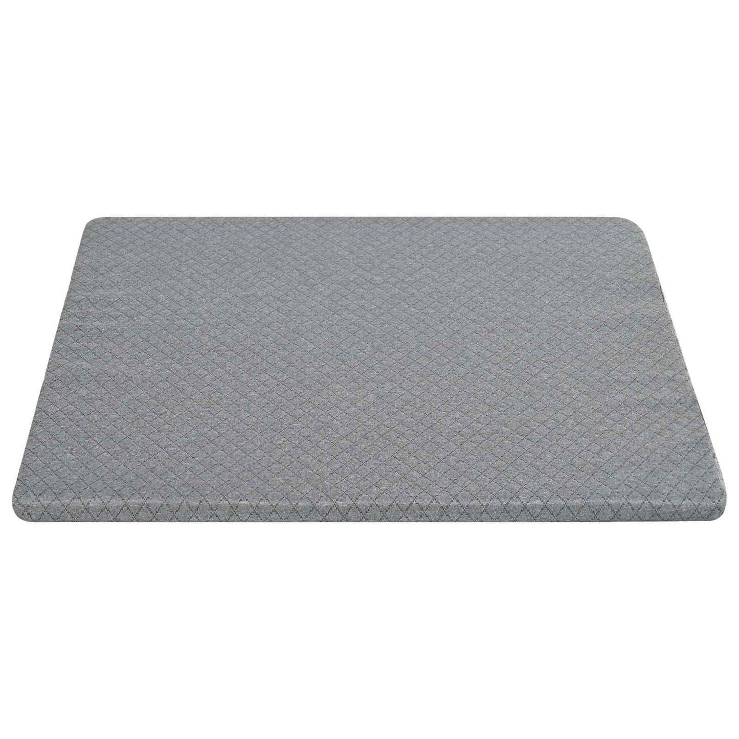 Keil Kopfkissen 69 x 64 x 19 cm Mittel Viscoschaum Grau