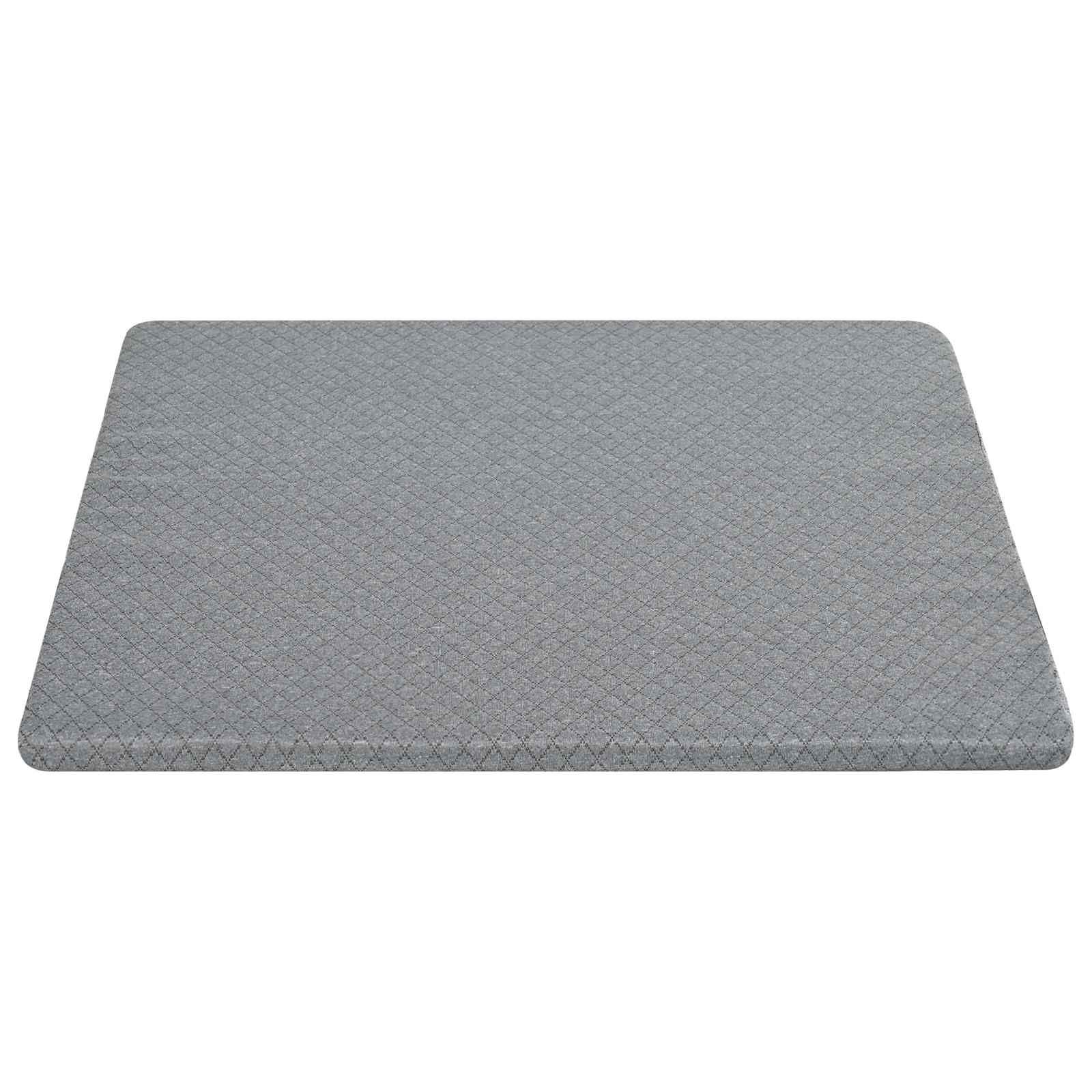 Keil Kopfkissen 69 x 64 x 19 cm Mittel Viscoschaum Grau