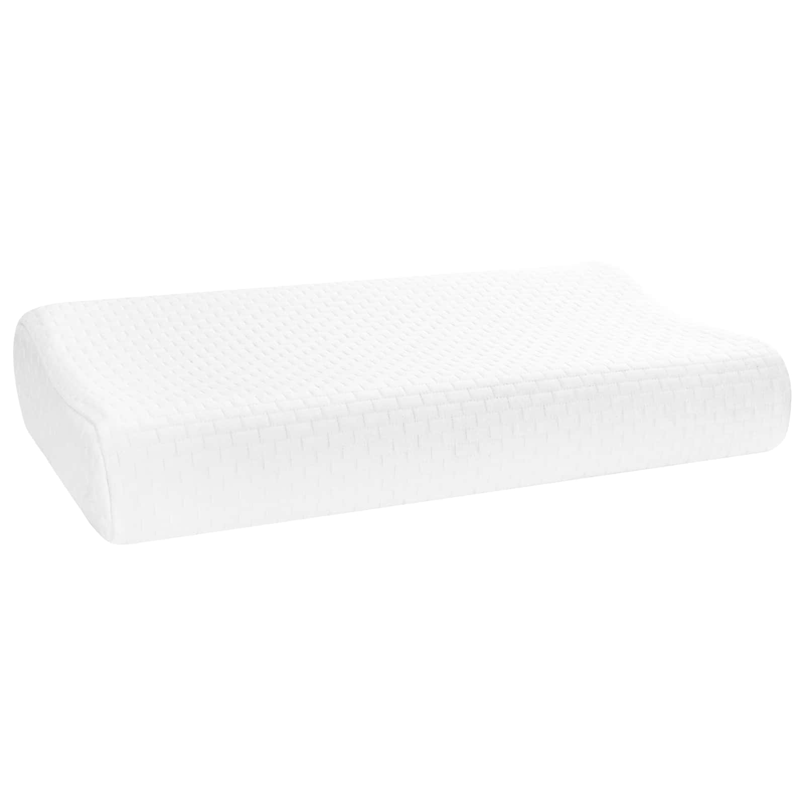 Schlafkissen 60 x 37 x 12,5 cm Mittel Viscoschaum Weiß