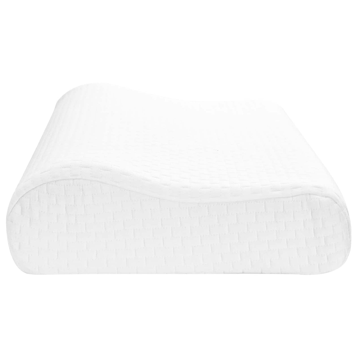 Schlafkissen 60 x 37 x 12,5 cm Mittel Viscoschaum Weiß